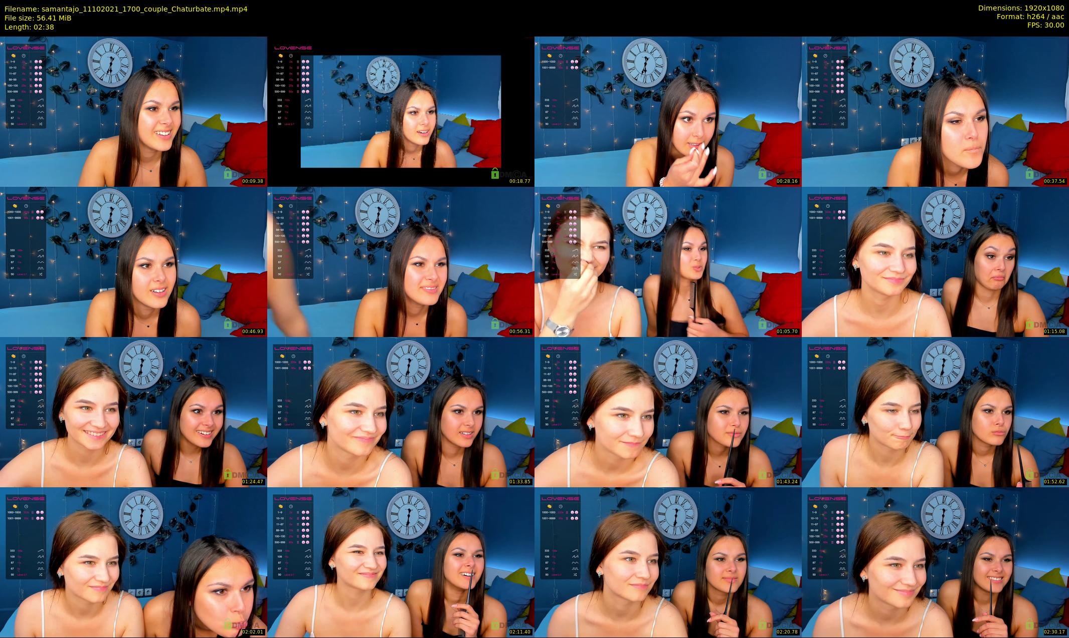 samantajo — 3 minute Chaturbate female cam show recording, 1080p, Oct 11, 2021