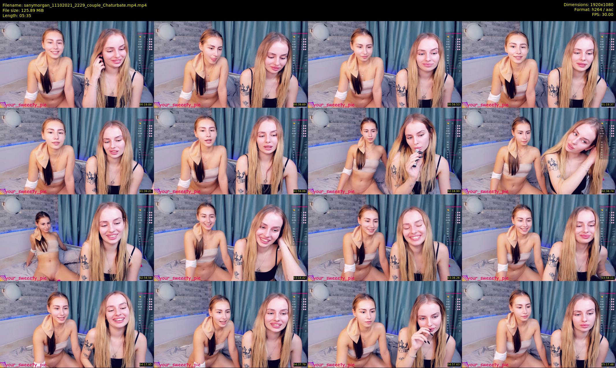 sanymorgan — 6 minute Chaturbate couple cam show recording, 1080p, Oct 11, 2021