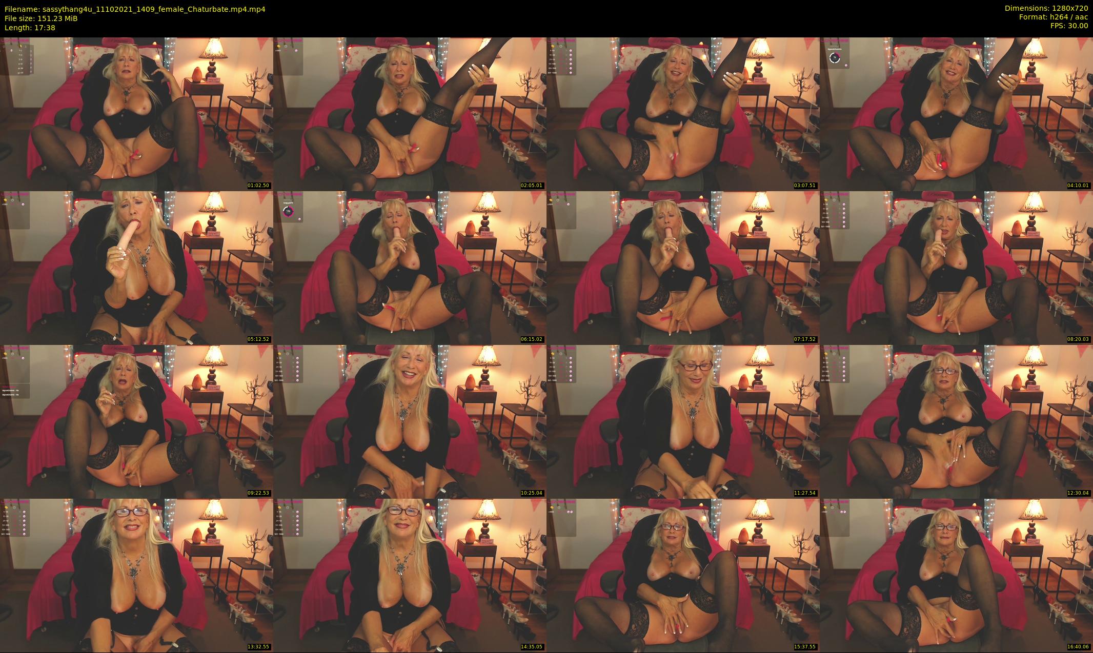 sassythang4u — 18 minute Chaturbate female cam show recording, 720p, Oct 11, 2021
