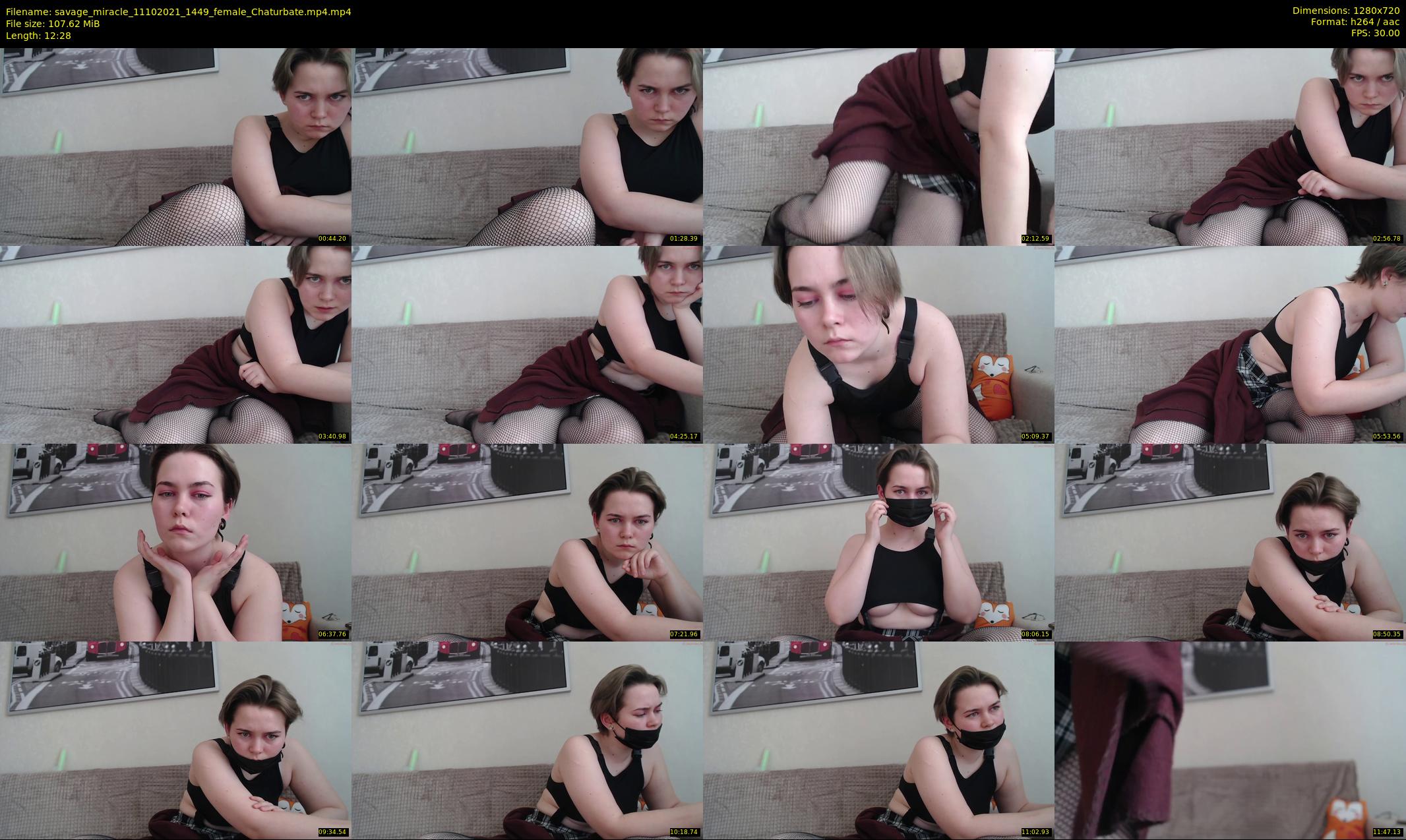 savage_miracle — 13 minute Chaturbate female cam show recording, 720p, Oct 11, 2021