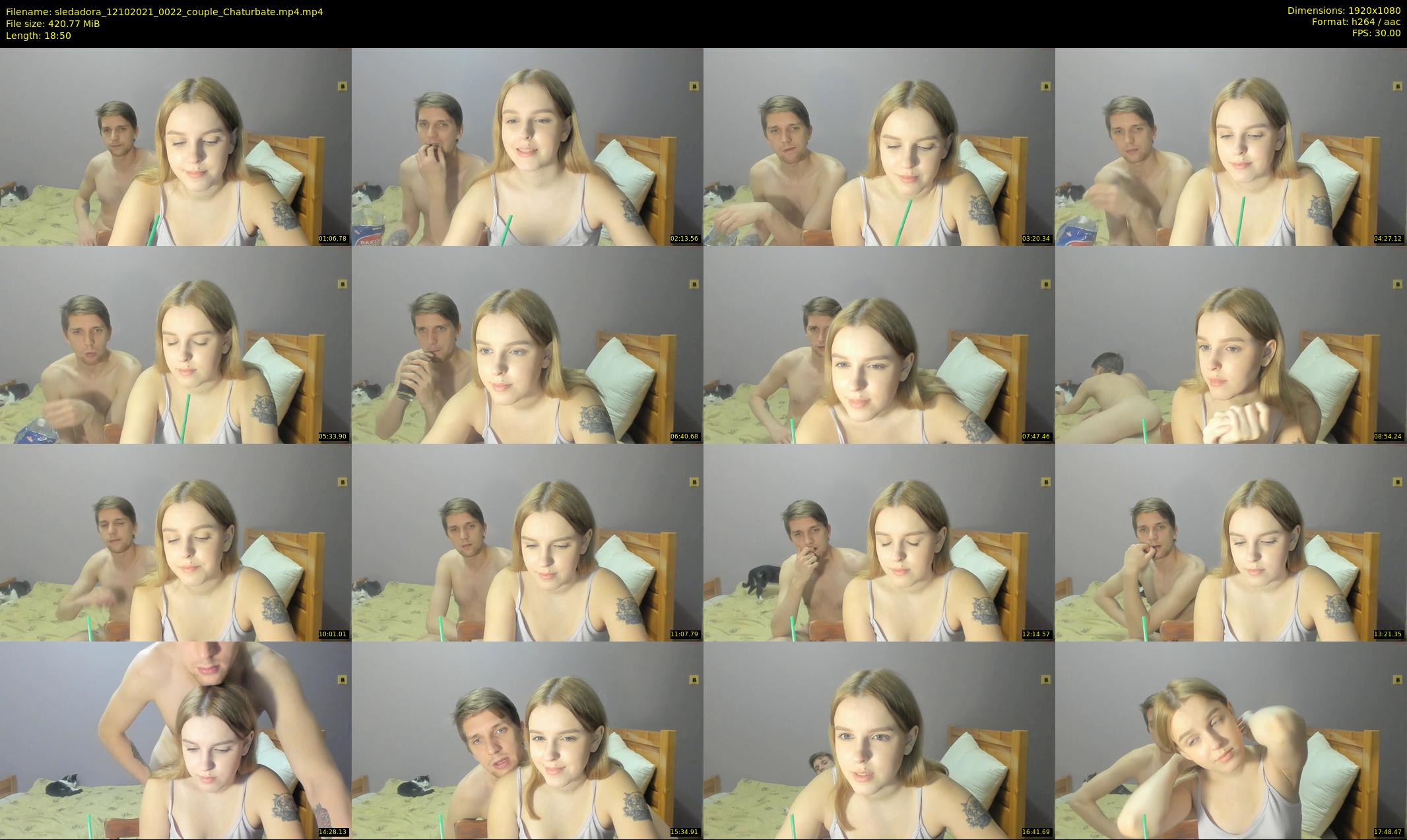 sledadora — 19 minute Chaturbate couple cam show recording, 1080p, Oct 12, 2021