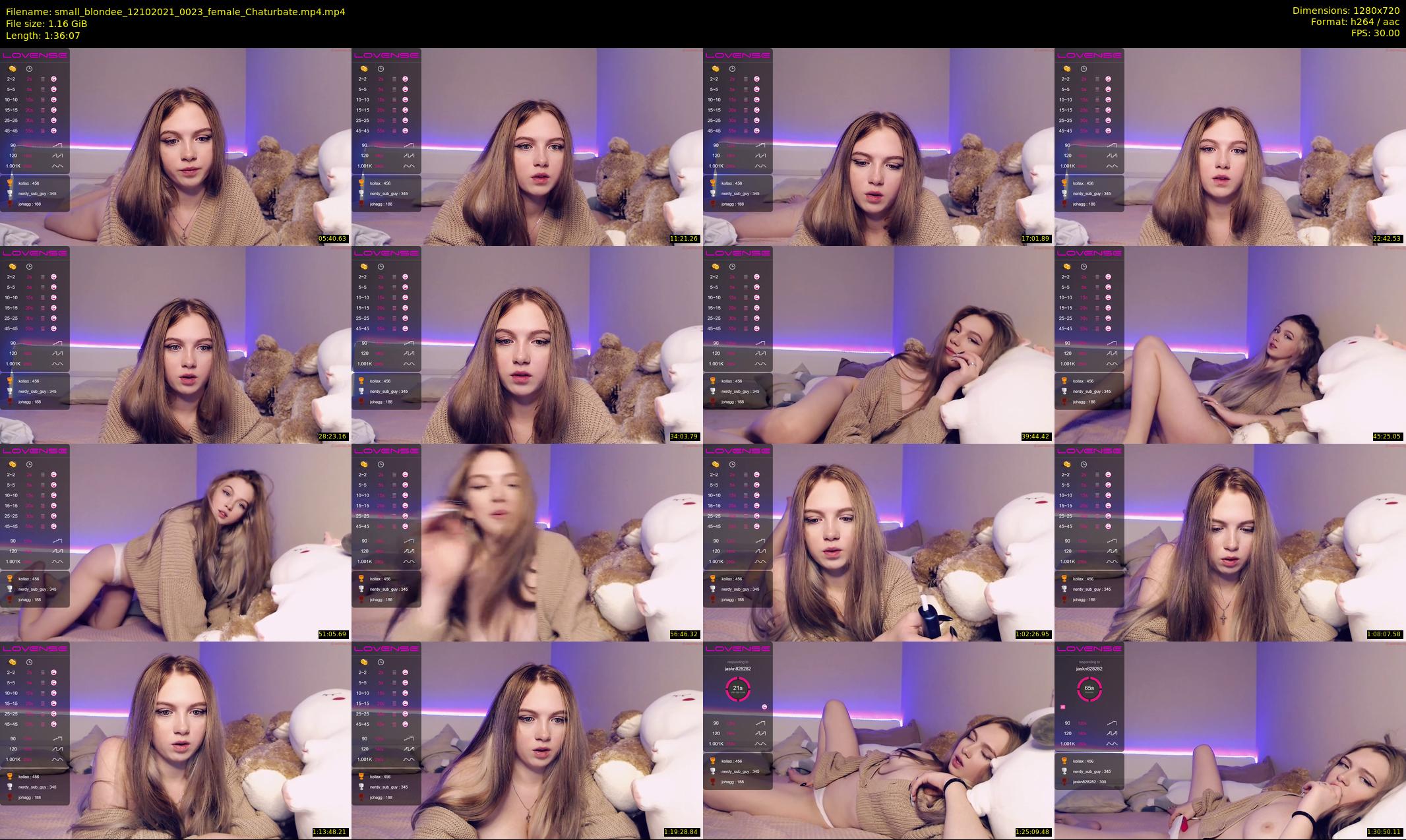 small_blondee — 97 minute Chaturbate female cam show recording, 720p, Oct 12, 2021
