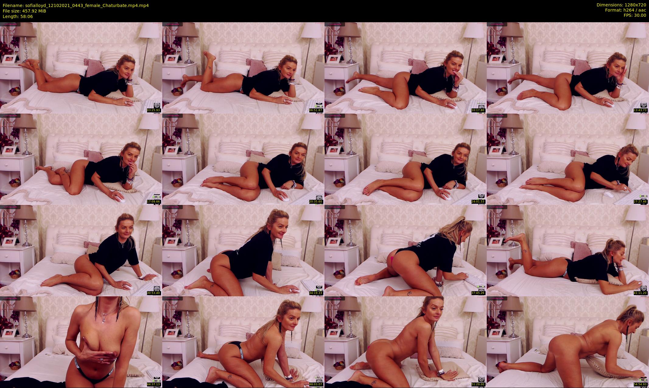 sofialloyd — 59 minute Chaturbate female cam show recording, 720p, Oct 12, 2021
