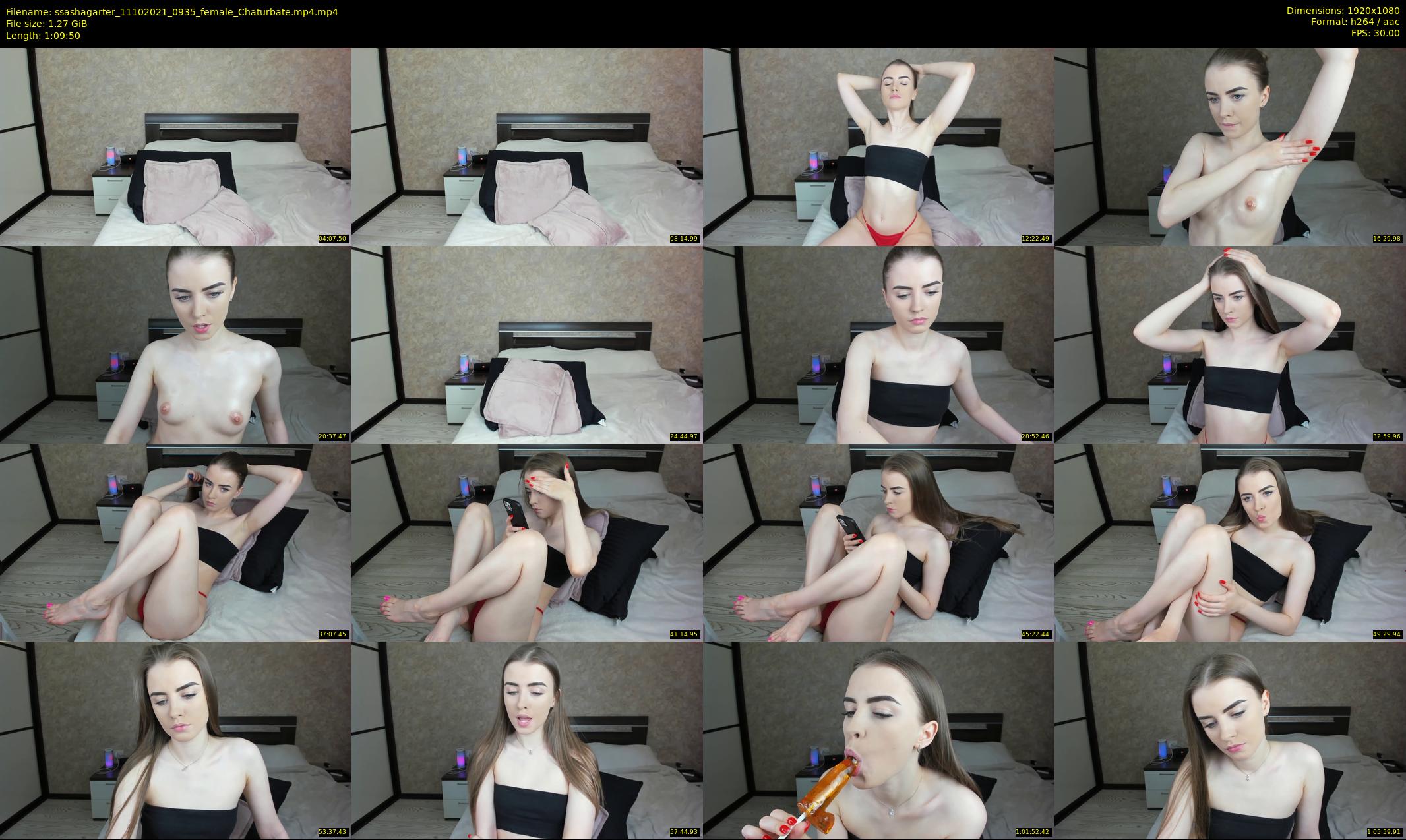ssashagarter — 70 minute Chaturbate female cam show recording, 1080p, Oct 11, 2021