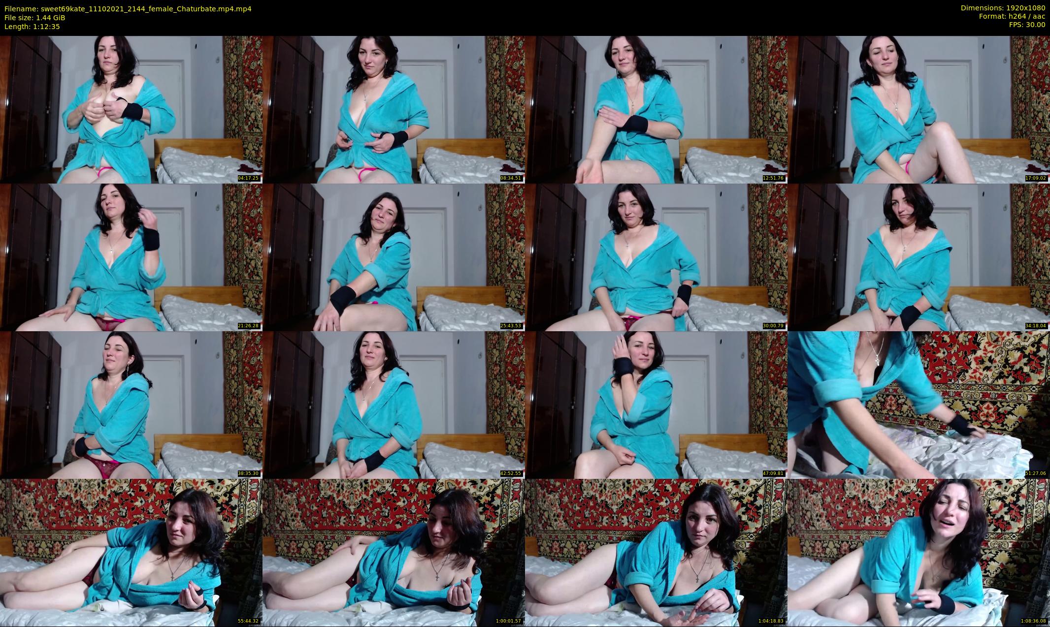 sweet69kate — 73 minute Chaturbate female cam show recording, 1080p, Oct 11, 2021