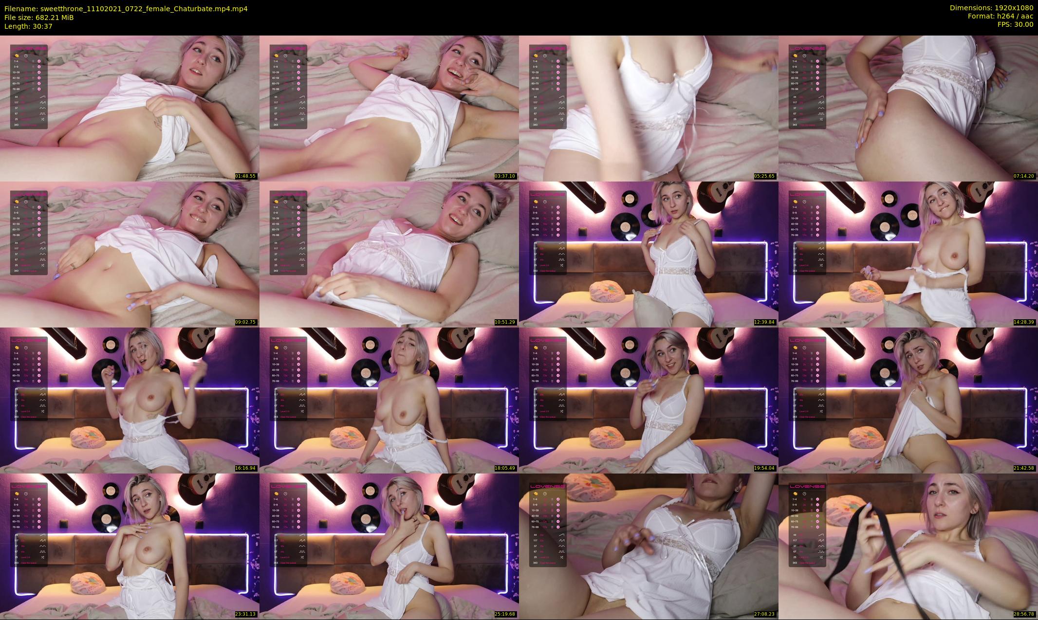 sweetthrone — 31 minute Chaturbate couple cam show recording, 1080p, Oct 11, 2021