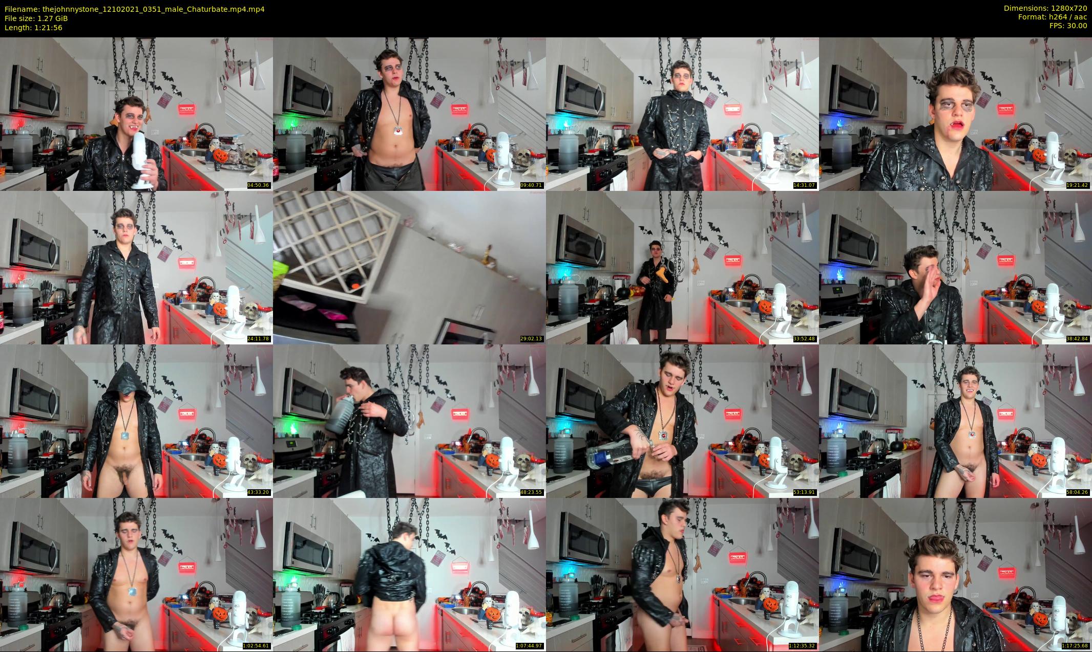 thejohnnystone — 82 minute Chaturbate male cam show recording, 720p, Oct 12, 2021