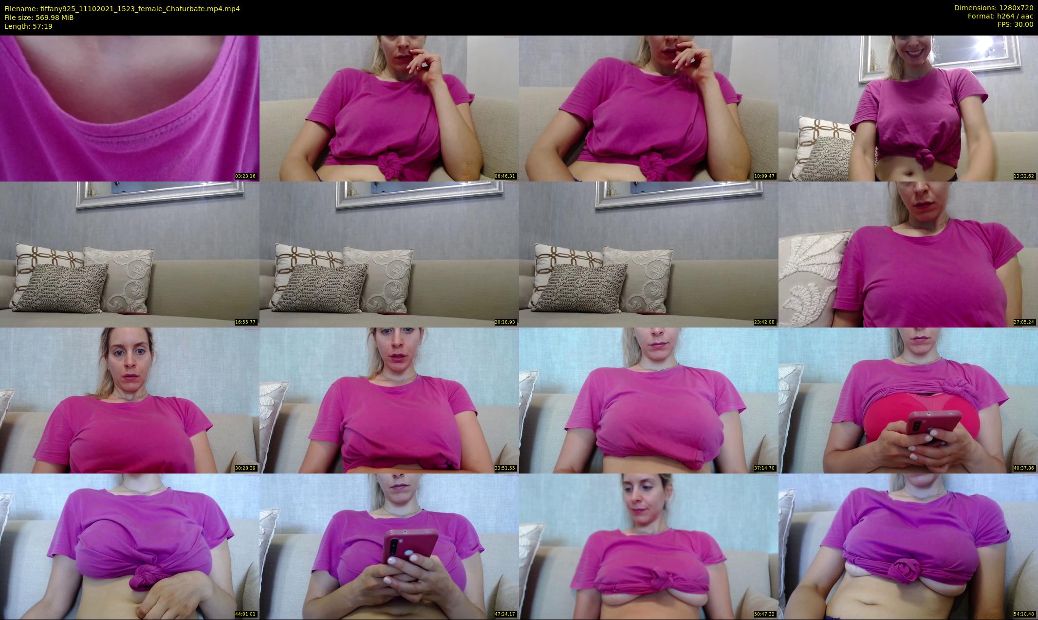 tiffany925 — 58 minute Chaturbate female cam show recording, 720p, Oct 11, 2021