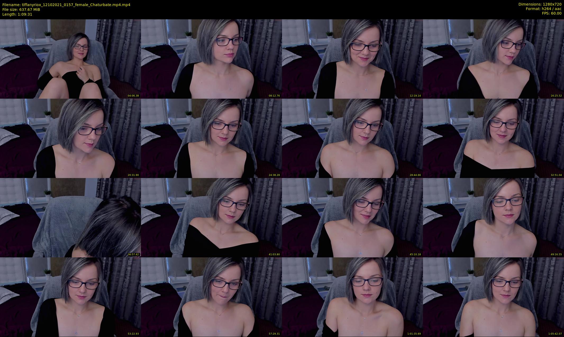 tiffanyriox — 70 minute Chaturbate female cam show recording, 720p, Oct 12, 2021