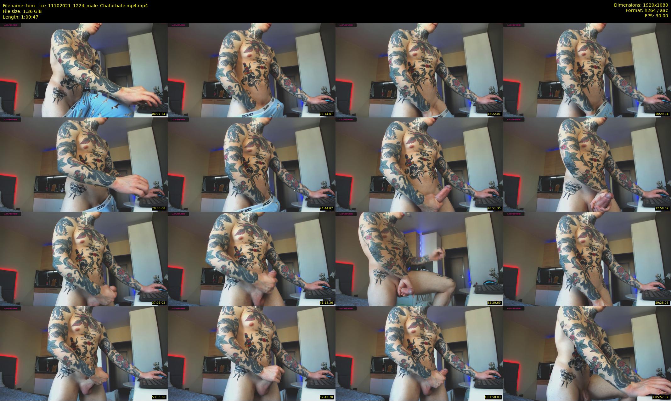 tom__ice — 70 minute Chaturbate male cam show recording, 1080p, Oct 11, 2021