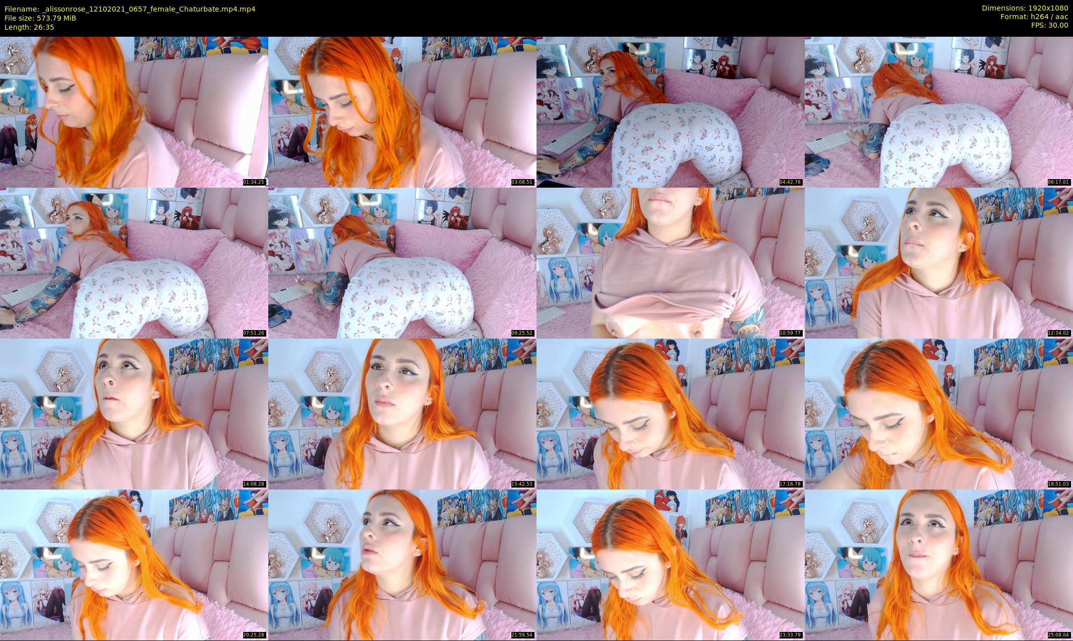 _alissonrose — 27 minute Chaturbate female cam show recording, 1080p, Oct 12, 2021