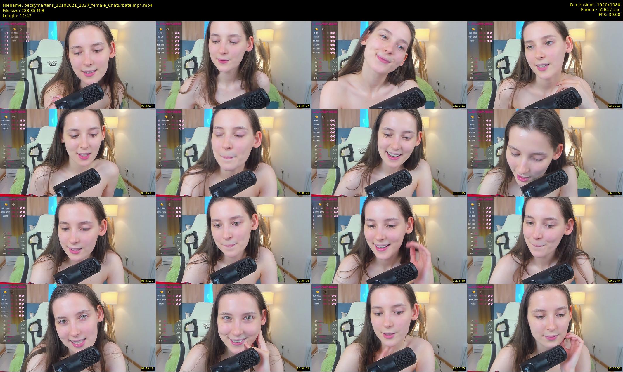 beckymartens — 13 minute Chaturbate female cam show recording, 1080p, Oct 12, 2021