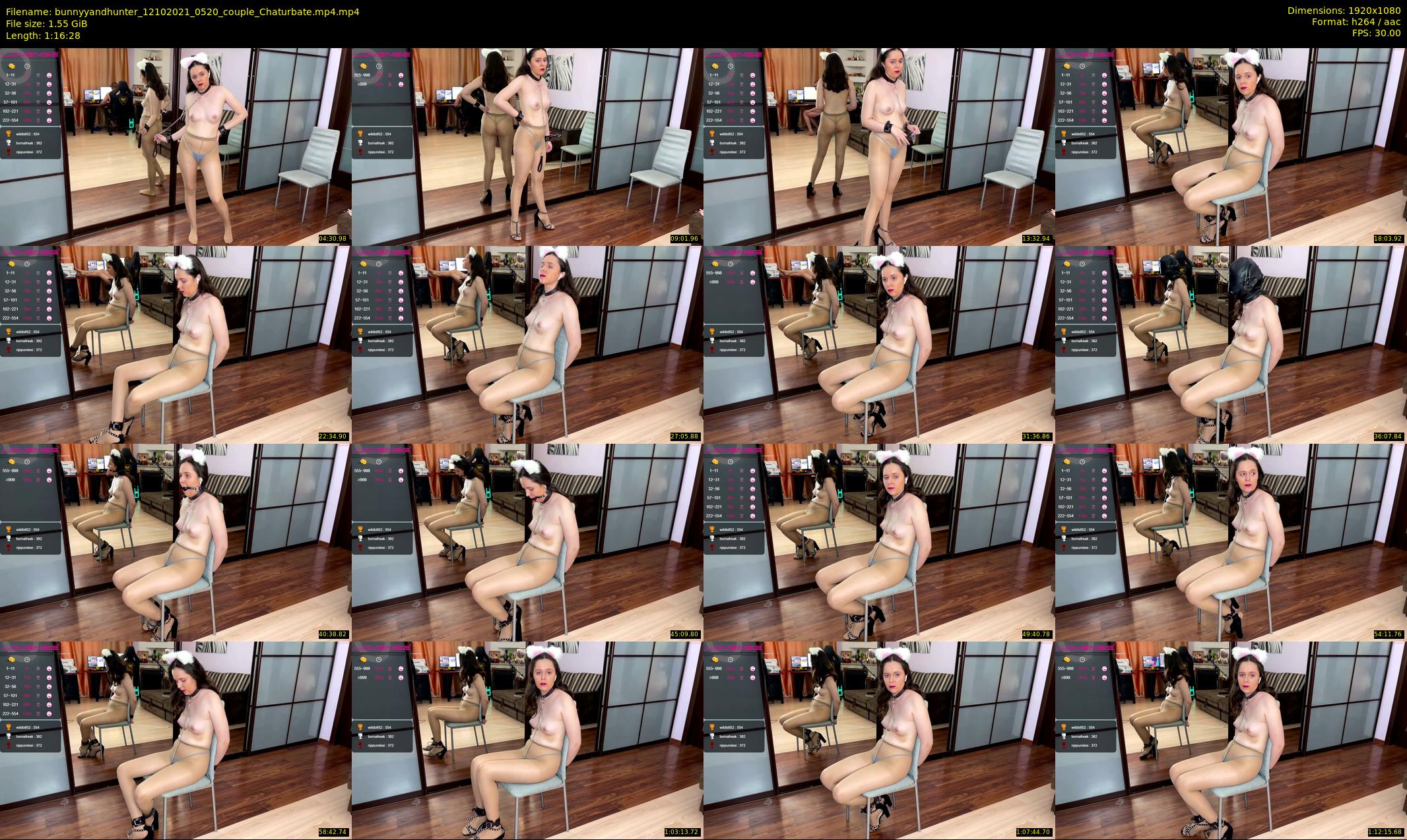 bunnyyandhunter — 77 minute Chaturbate couple cam show recording, 1080p, Oct 12, 2021