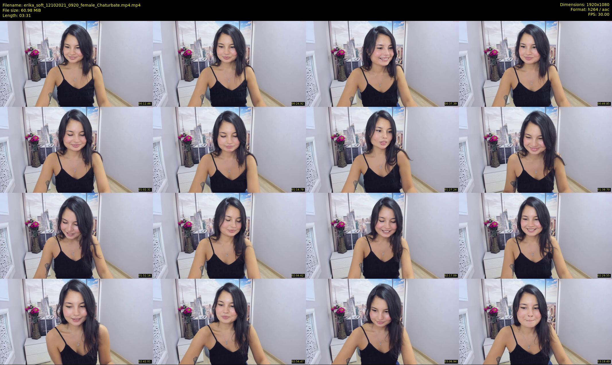 erika_soft — 4 minute Chaturbate female cam show recording, 1080p, Oct 12, 2021
