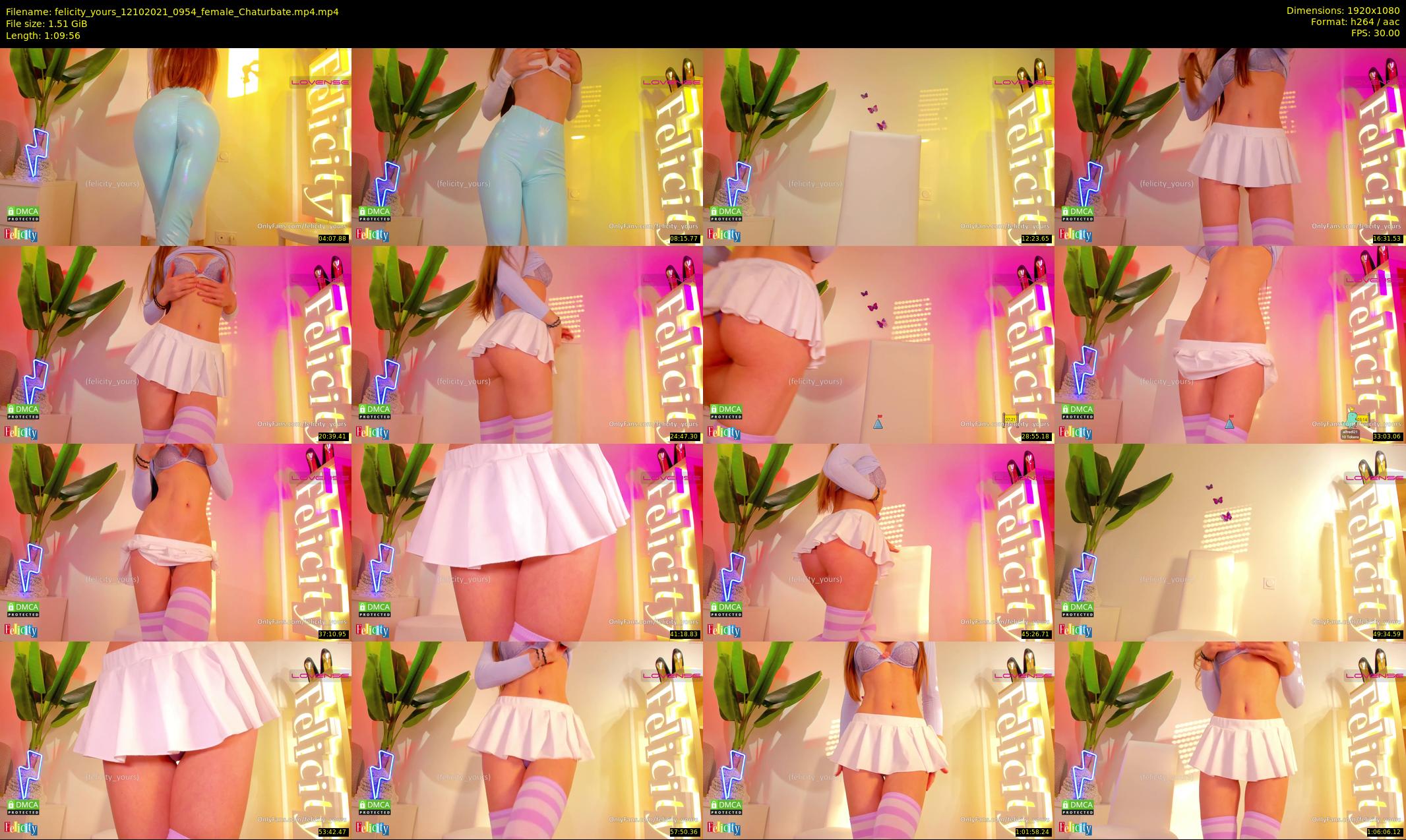 felicity_yours — 70 minute Chaturbate female cam show recording, 1080p, Oct 12, 2021