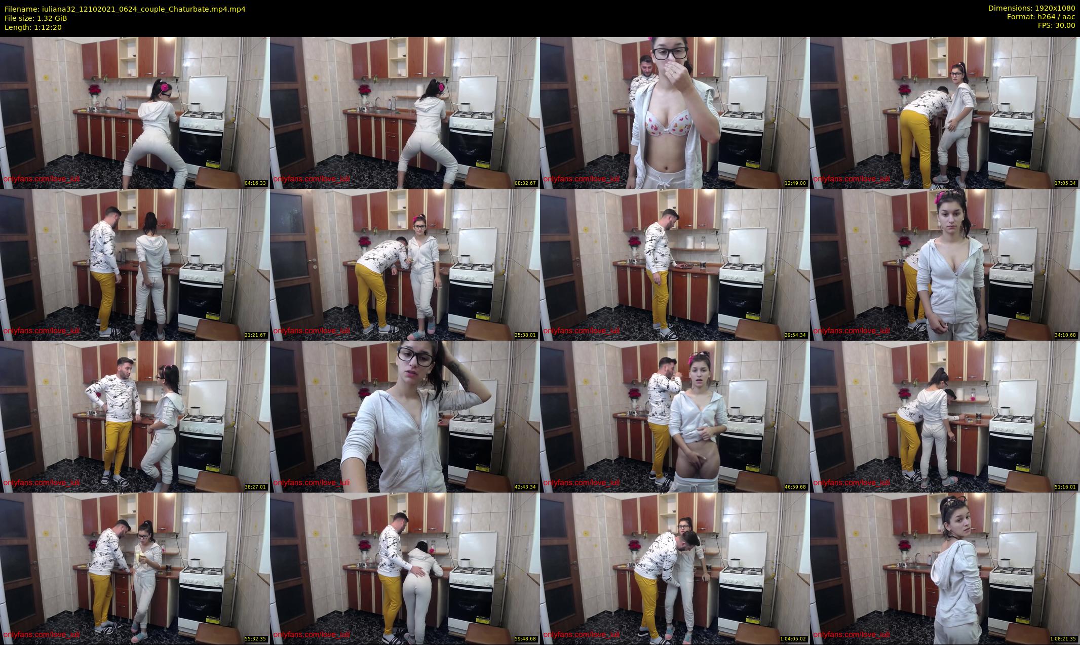 iuliana32 — 73 minute Chaturbate couple cam show recording, 1080p, Oct 12, 2021