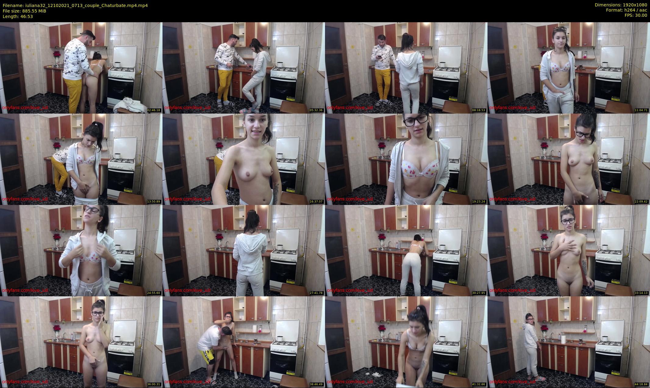 iuliana32 — 47 minute Chaturbate couple cam show recording, 1080p, Oct 12, 2021