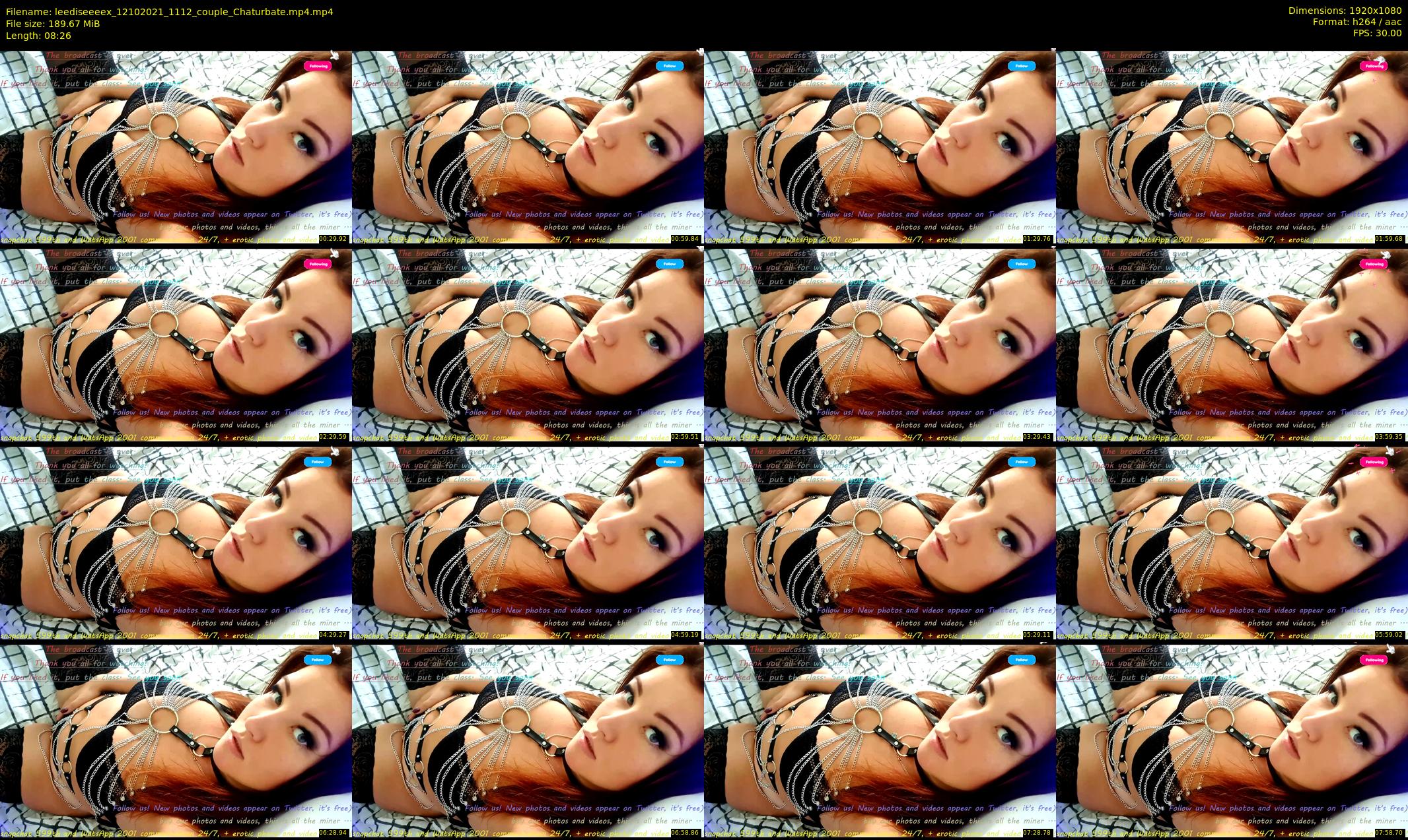 leediseeeex — 9 minute Chaturbate female cam show recording, 1080p, Oct 12, 2021