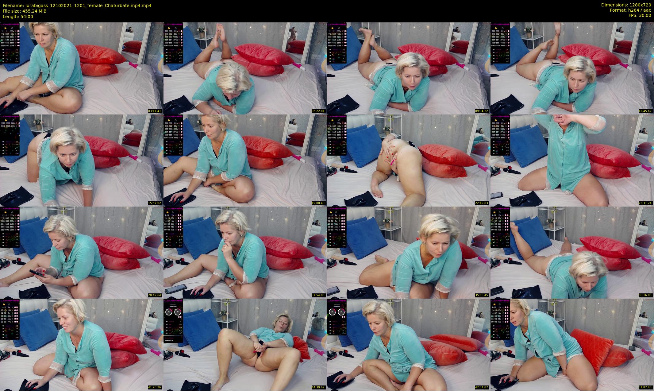 lorabigass — 54 minute Chaturbate female cam show recording, 720p, Oct 12, 2021