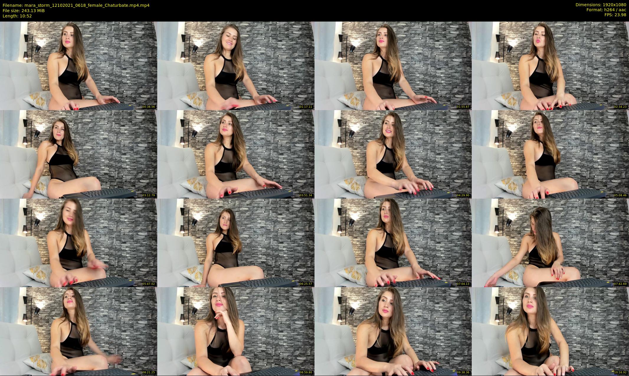 mara_storm — 11 minute Chaturbate female cam show recording, 1080p, Oct 12, 2021