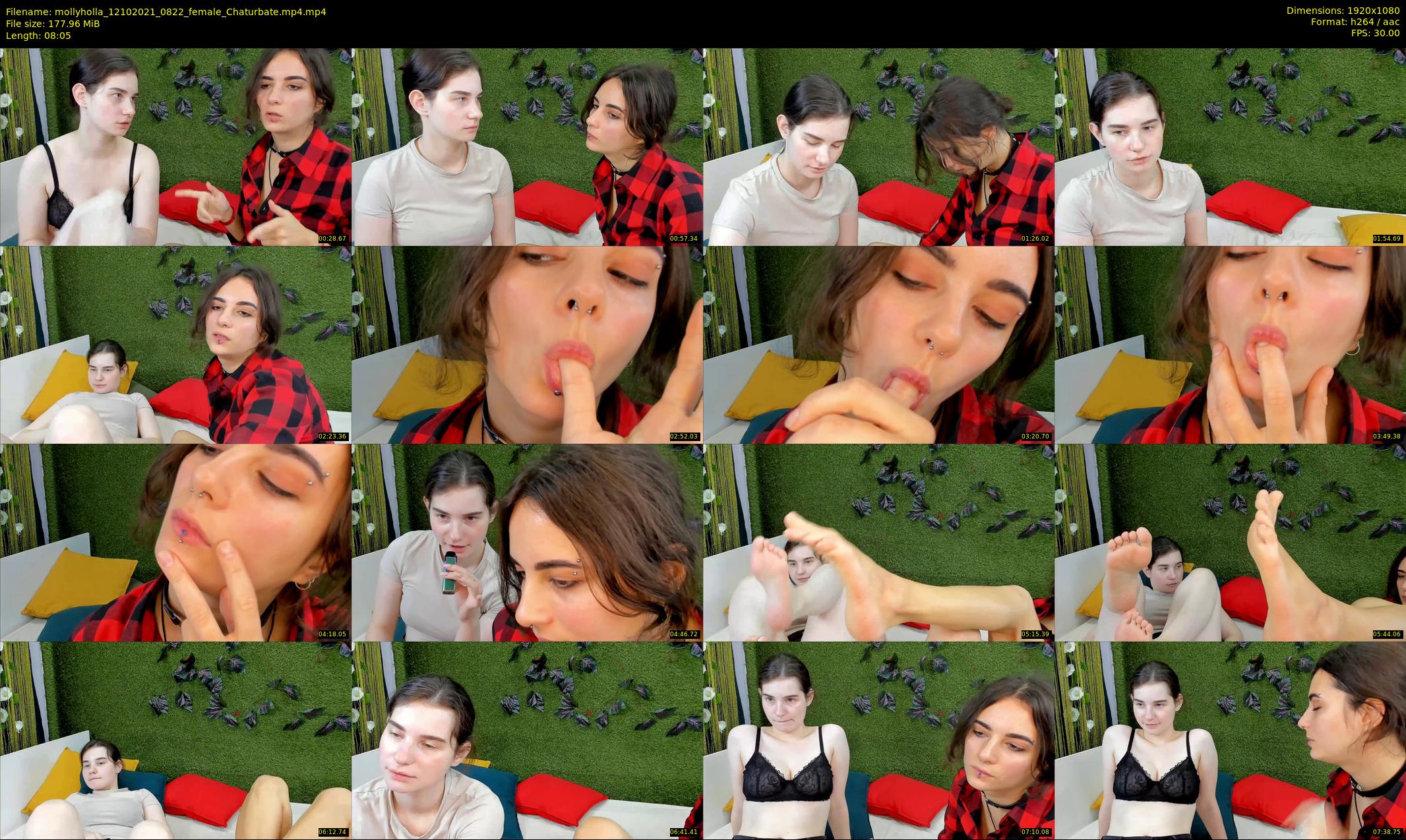 mollyholla — 9 minute Chaturbate couple cam show recording, 1080p, Oct 12, 2021