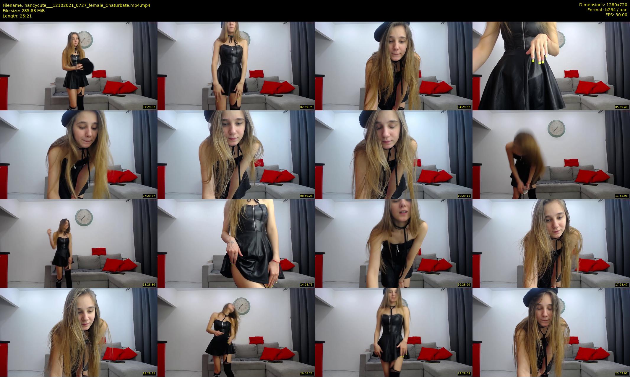 nancycute__ — 26 minute Chaturbate female cam show recording, 720p, Oct 12, 2021