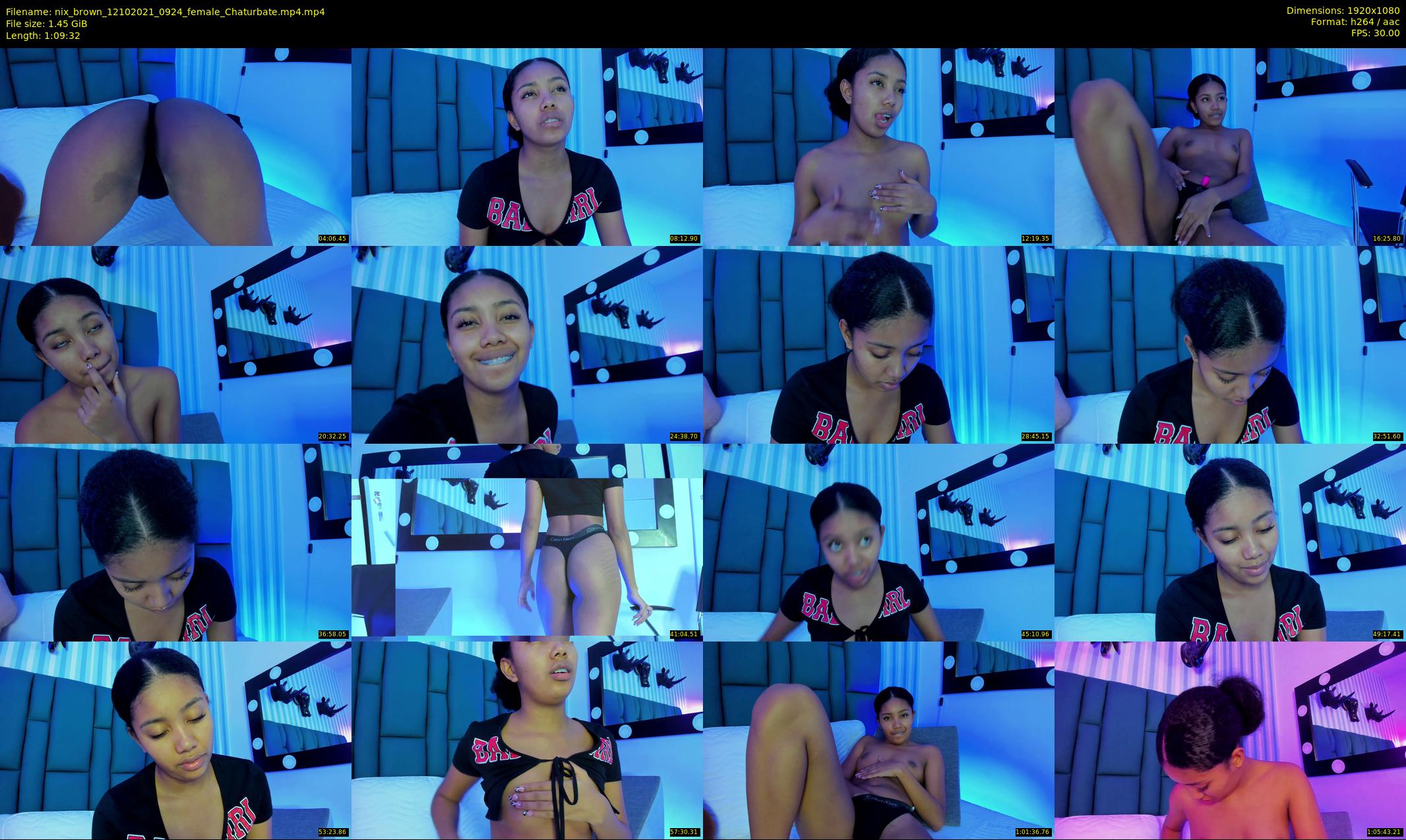 nix_brown — 70 minute Chaturbate female cam show recording, 1080p, Oct 12, 2021