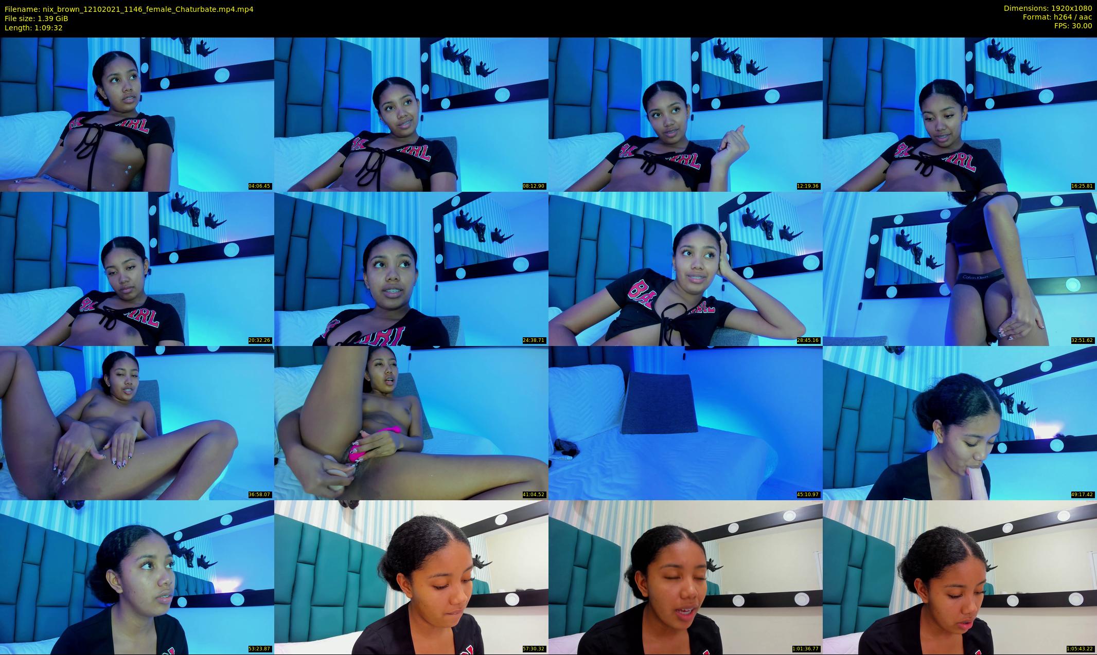 nix_brown — 70 minute Chaturbate female cam show recording, 1080p, Oct 12, 2021