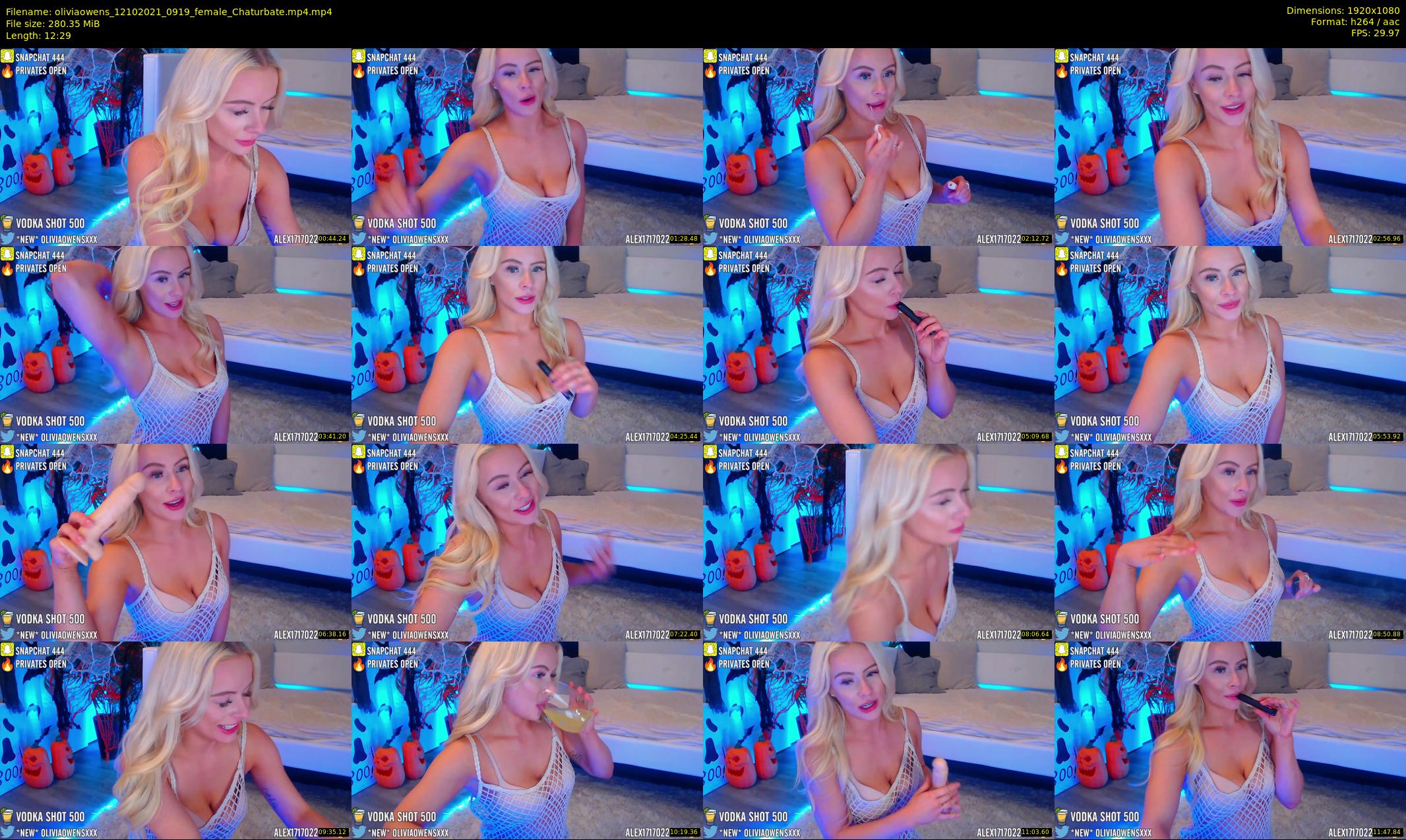 oliviaowens — 13 minute Chaturbate female cam show recording, 1080p, Oct 12, 2021
