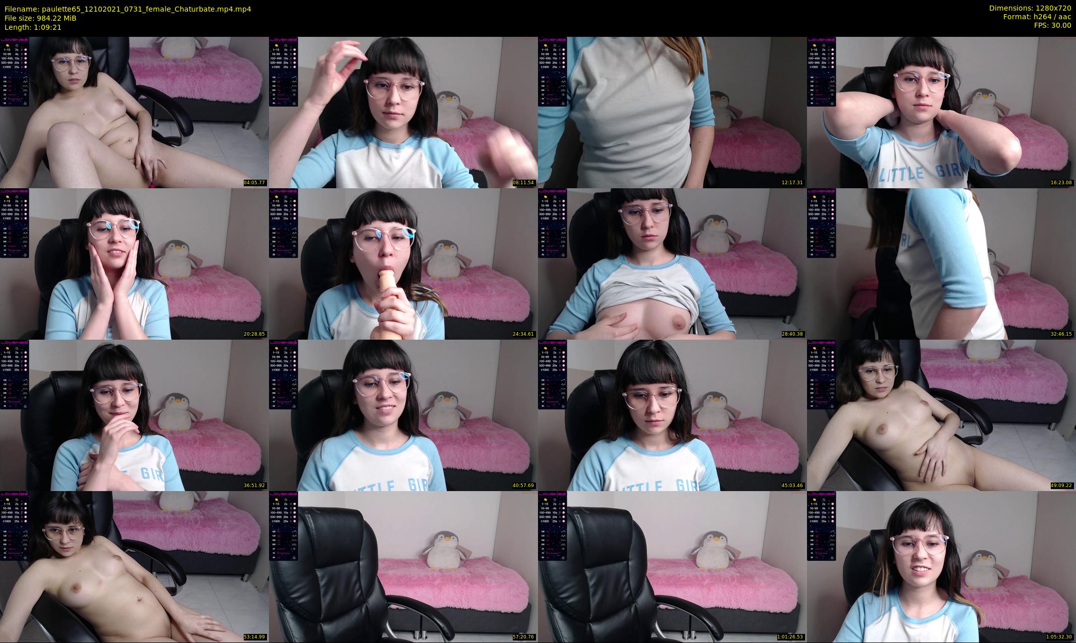 paulette65 — 70 minute Chaturbate female cam show recording, 720p, Oct 12, 2021