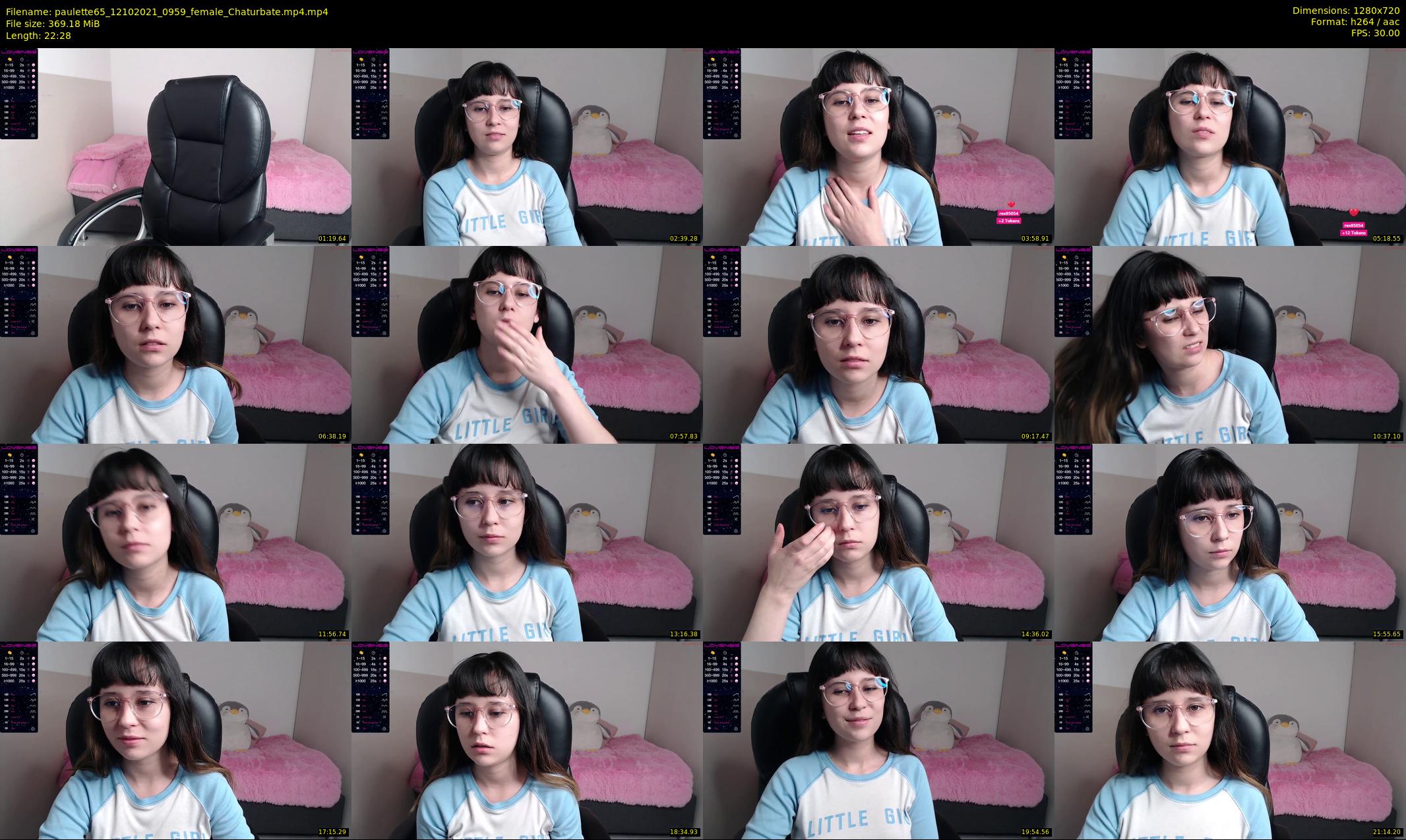 paulette65 — 23 minute Chaturbate female cam show recording, 720p, Oct 12, 2021