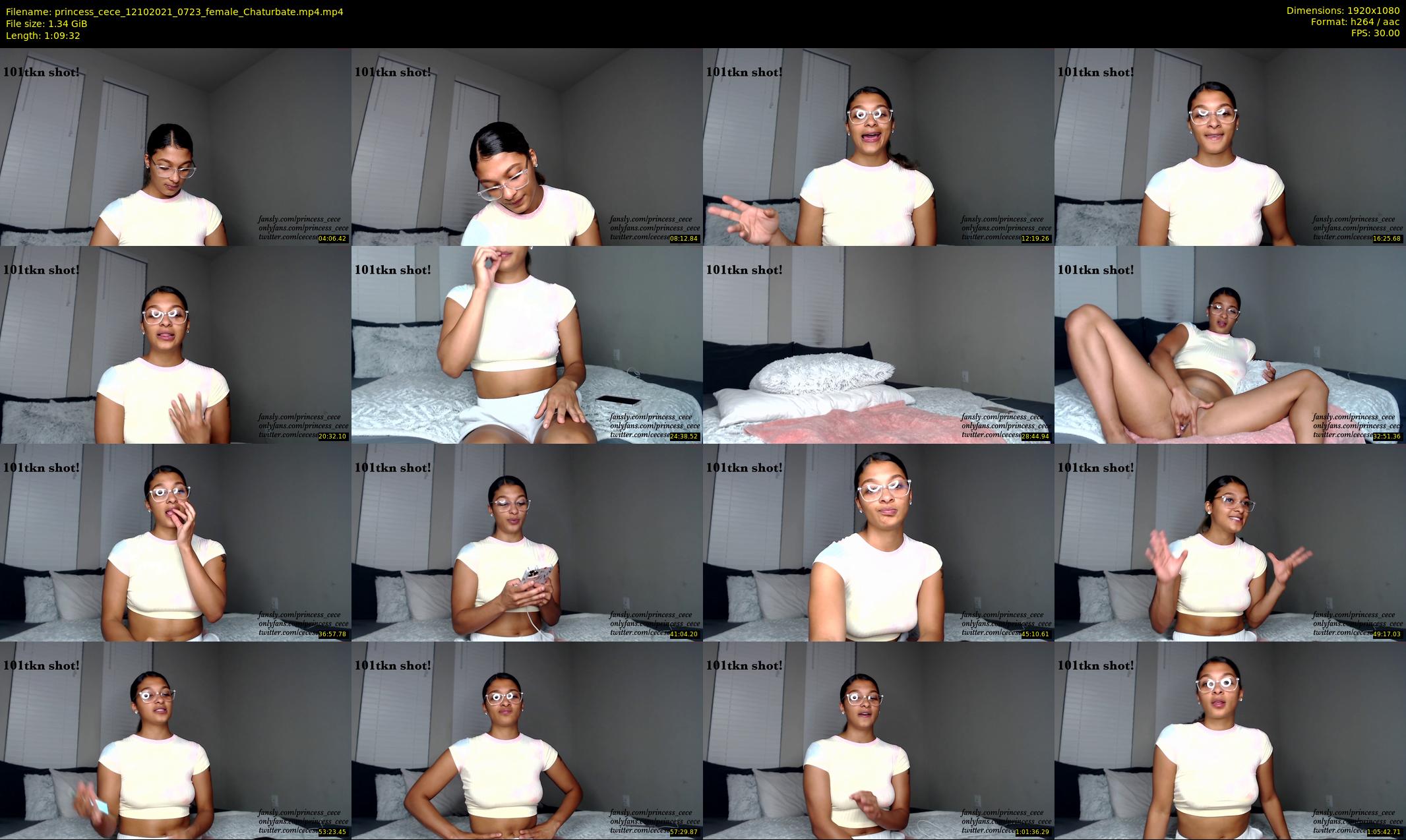 princess_cece — 70 minute Chaturbate female cam show recording, 1080p, Oct 12, 2021