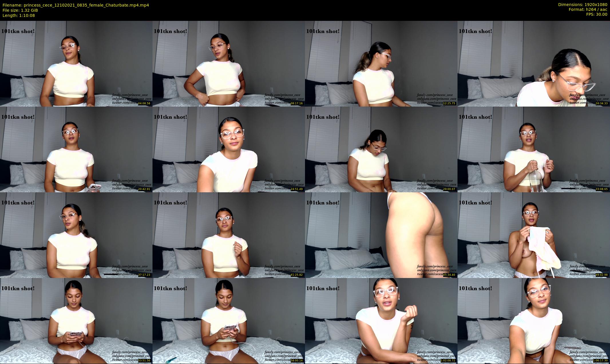 princess_cece — 71 minute Chaturbate female cam show recording, 1080p, Oct 12, 2021