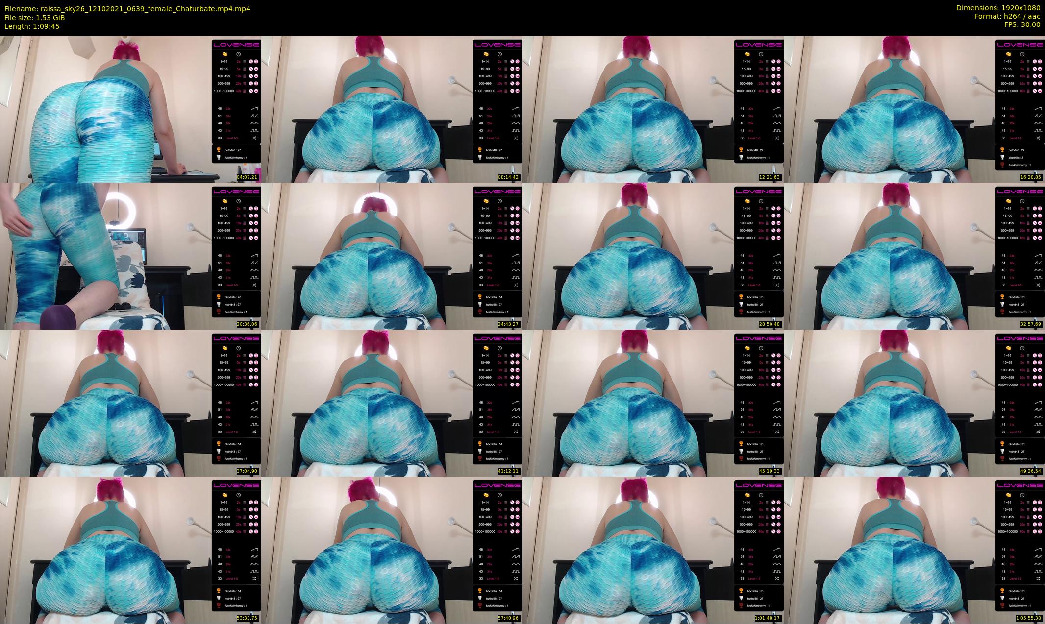 raissa_sky26 — 70 minute Chaturbate female cam show recording, 1080p, Oct 12, 2021