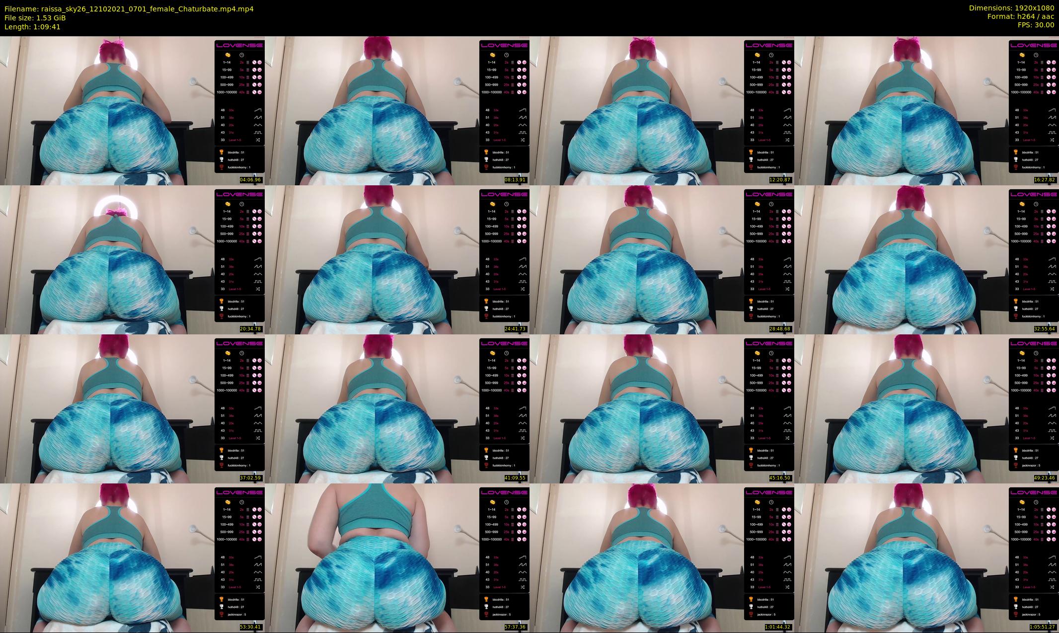 raissa_sky26 — 70 minute Chaturbate female cam show recording, 1080p, Oct 12, 2021
