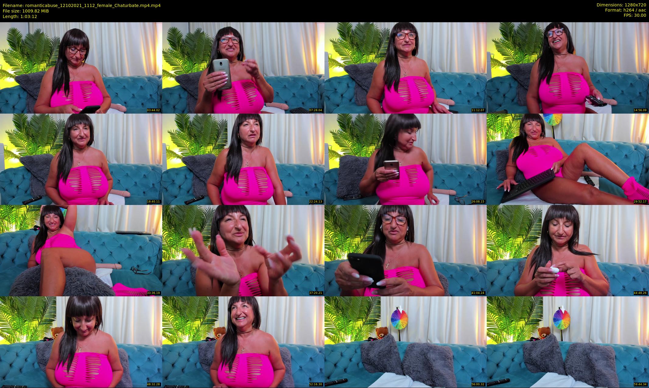 romanticabuse — 64 minute Chaturbate female cam show recording, 720p, Oct 12, 2021