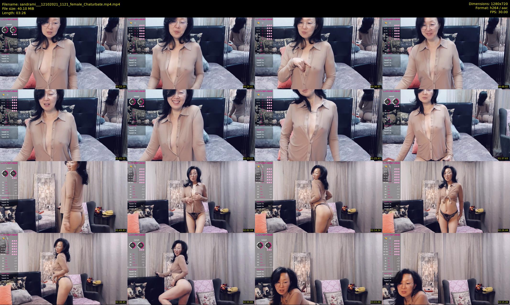 sandrami__ — 4 minute Chaturbate female cam show recording, 720p, Oct 12, 2021