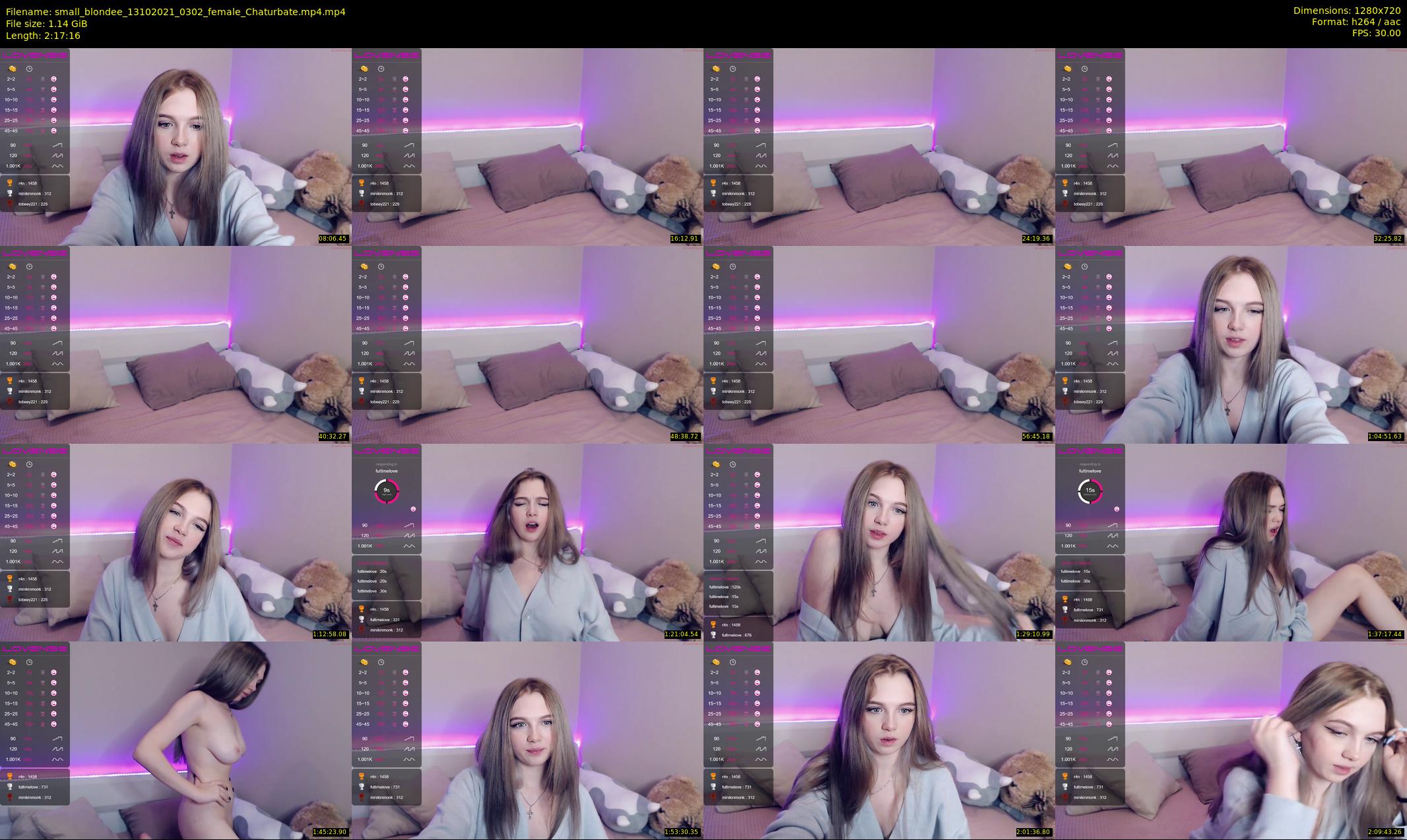 small_blondee — 138 minute Chaturbate female cam show recording, 720p, Oct 13, 2021