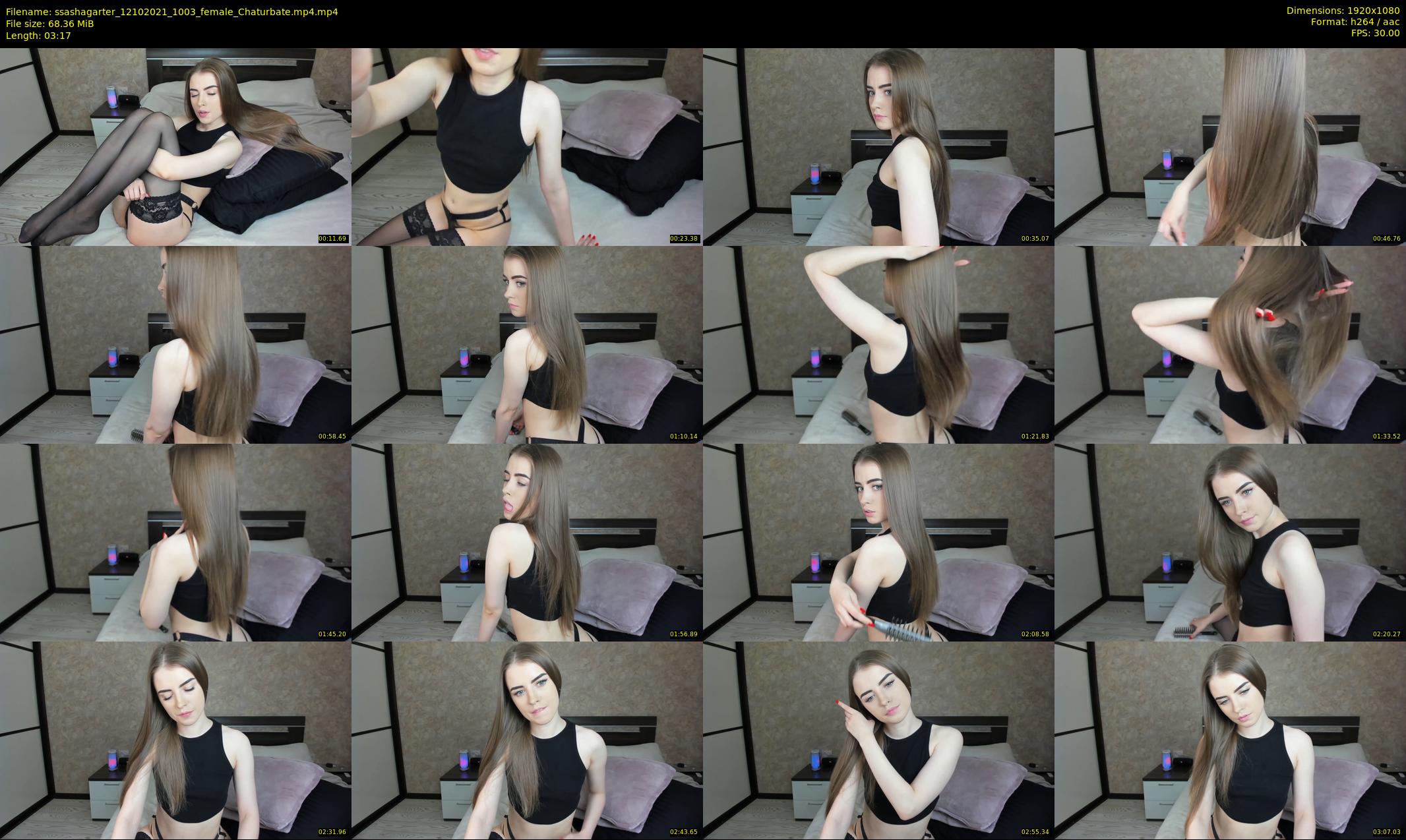 ssashagarter — 4 minute Chaturbate female cam show recording, 1080p, Oct 12, 2021