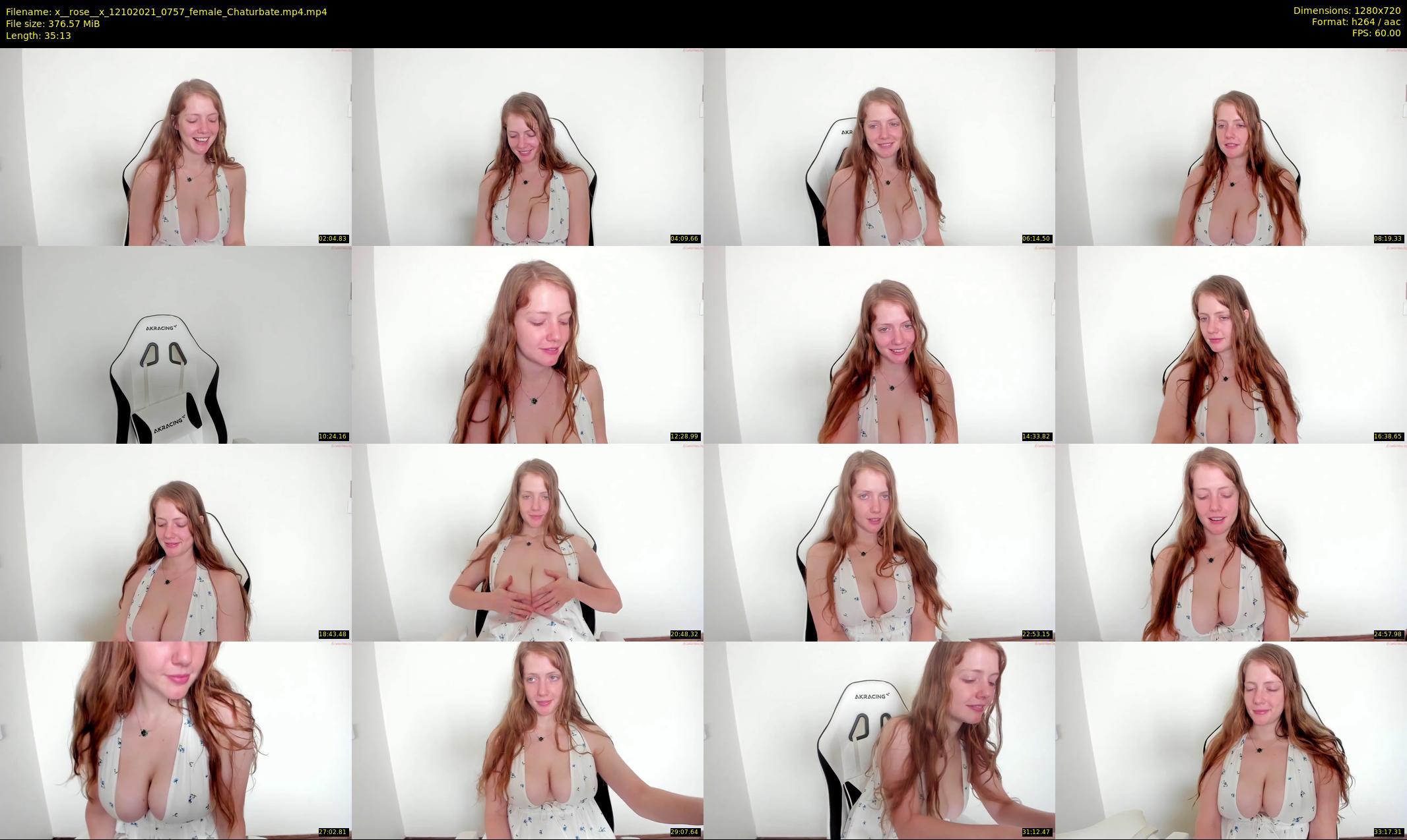 x__rose__x — 36 minute Chaturbate female cam show recording, 720p, Oct 12, 2021