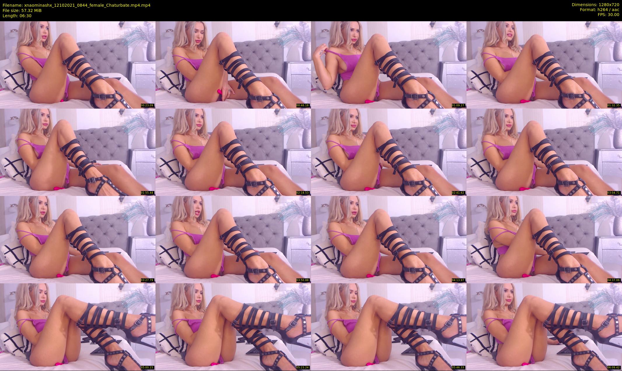 xnaominashx — 7 minute Chaturbate female cam show recording, 720p, Oct 12, 2021
