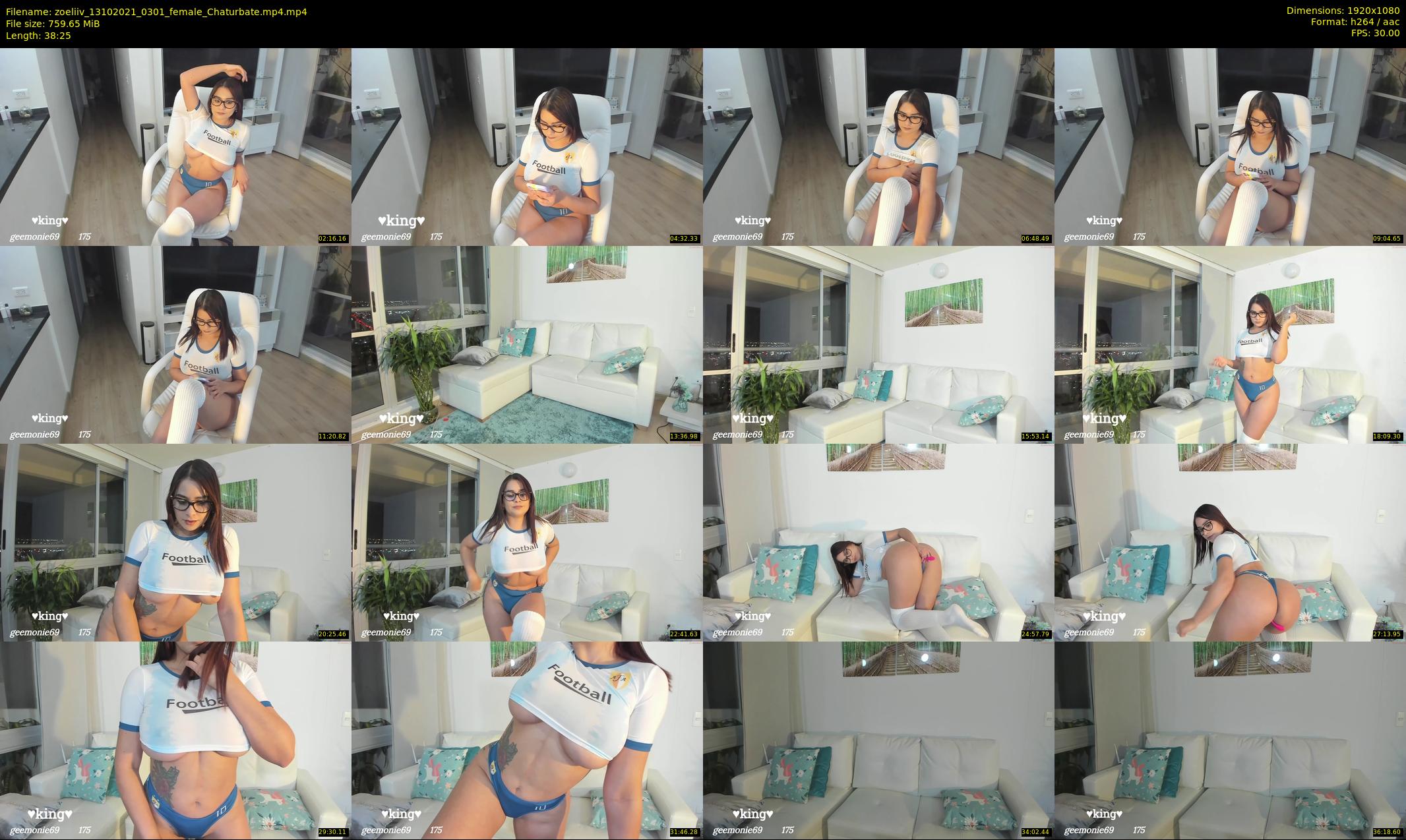 zoeliiv — 39 minute Chaturbate female cam show recording, 1080p, Oct 13, 2021