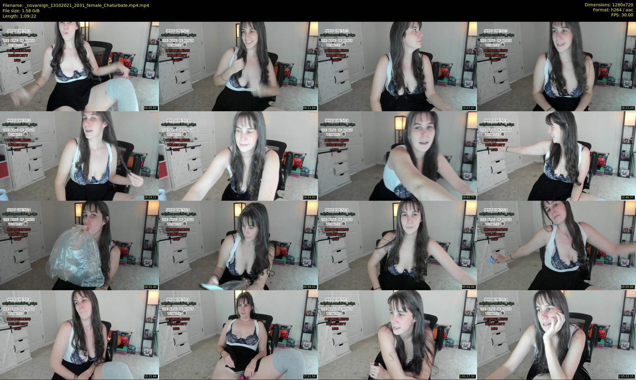 _novareign — 70 minute Chaturbate female cam show recording, 720p, Oct 13, 2021