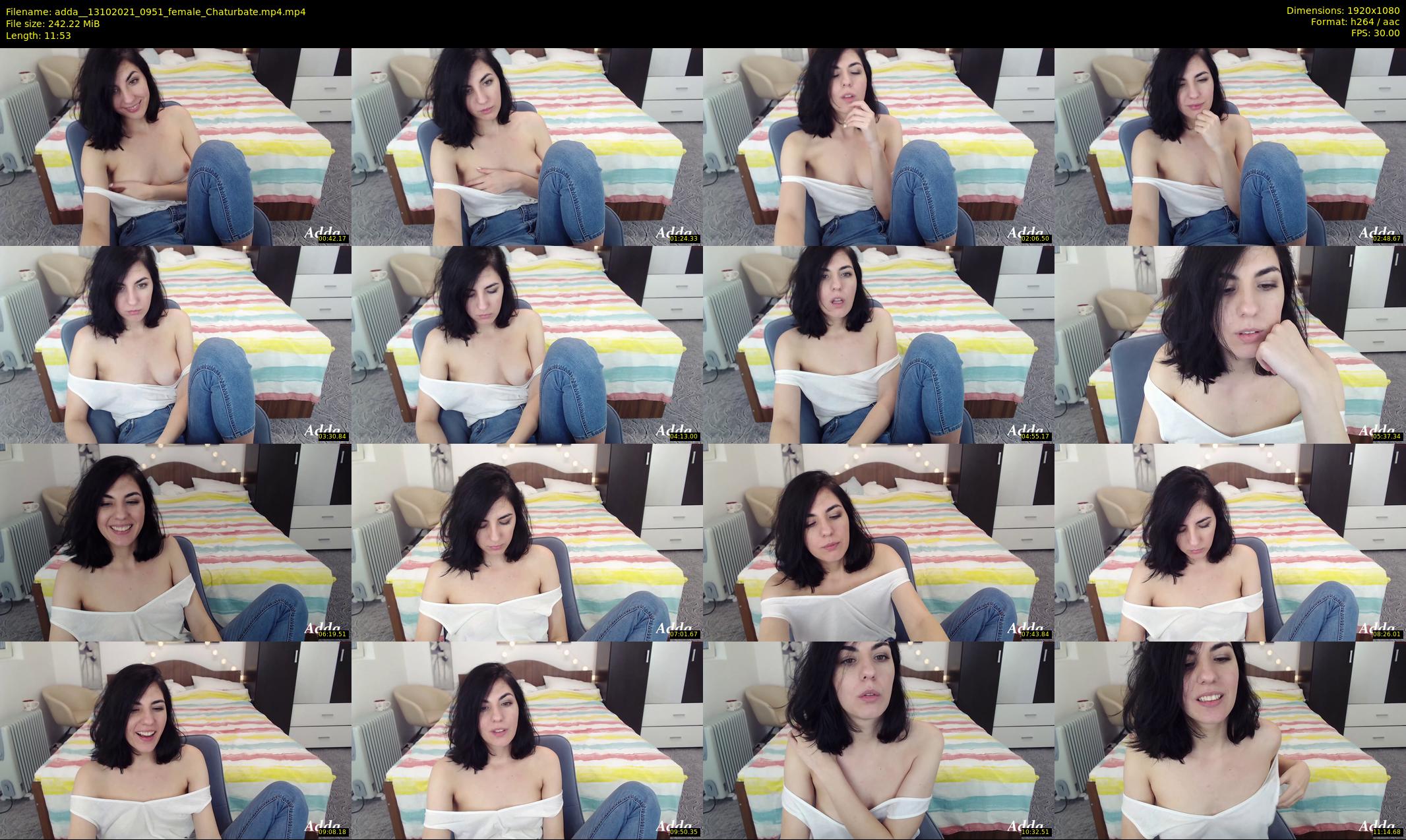 adda_ — 12 minute Chaturbate female cam show recording, 1080p, Oct 13, 2021