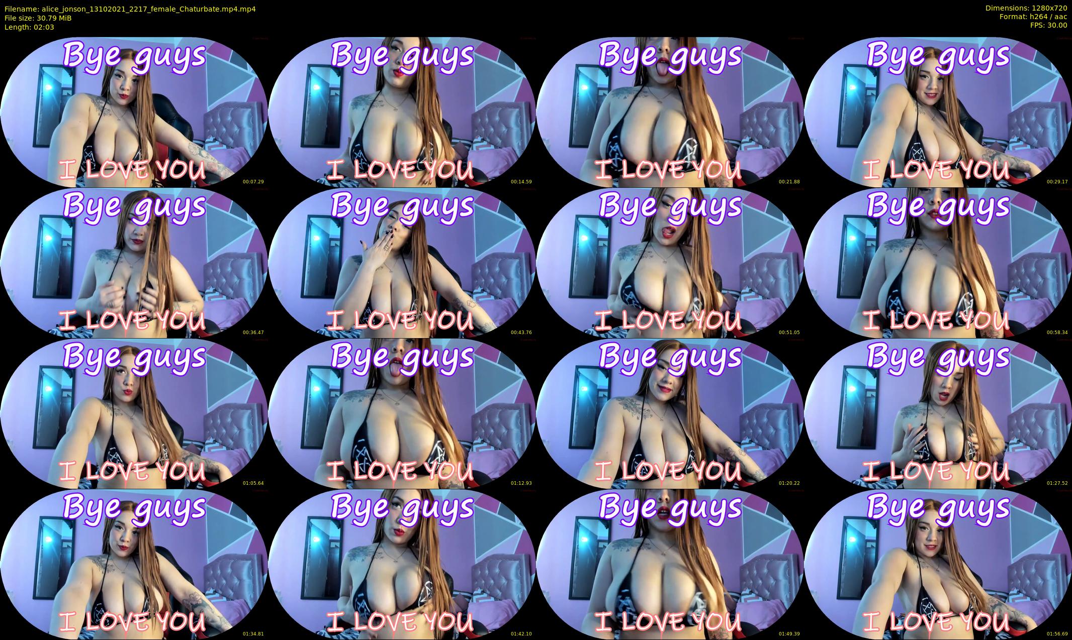 alice_jonson — 3 minute Chaturbate female cam show recording, 720p, Oct 13, 2021