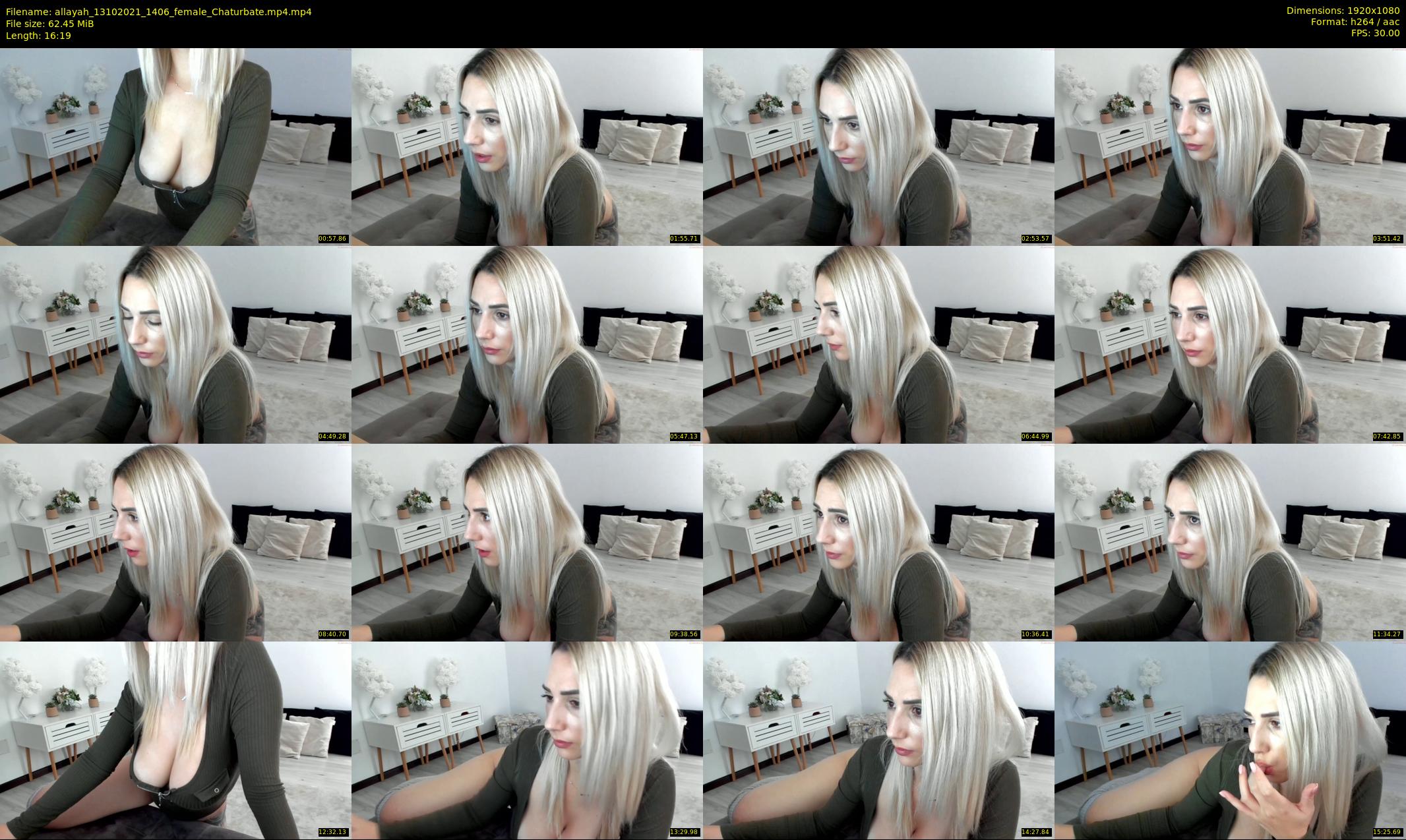 allayah — 17 minute Chaturbate female cam show recording, 1080p, Oct 13, 2021