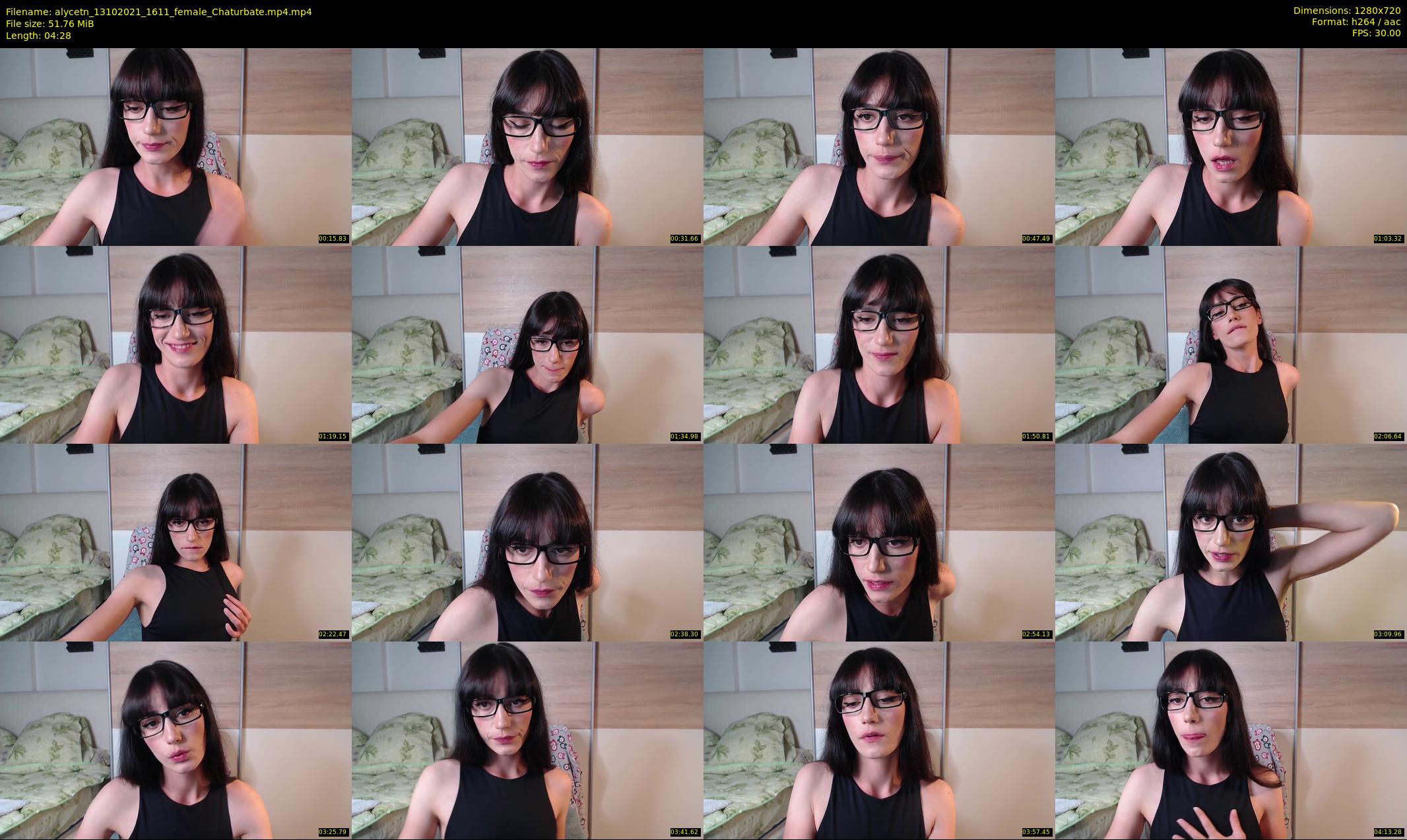 alycetn — 5 minute Chaturbate female cam show recording, 720p, Oct 13, 2021