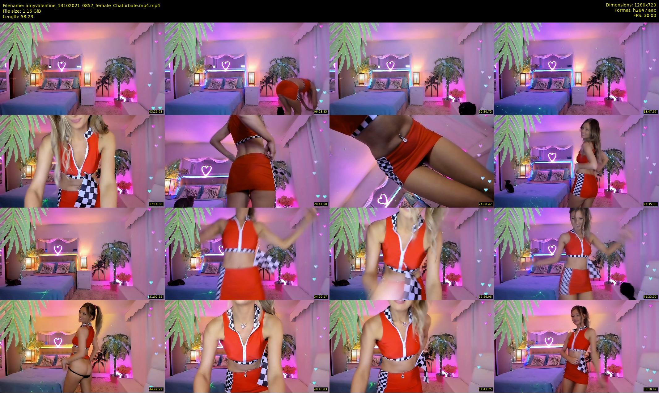 amyvalentine — 59 minute Chaturbate female cam show recording, 720p, Oct 13, 2021