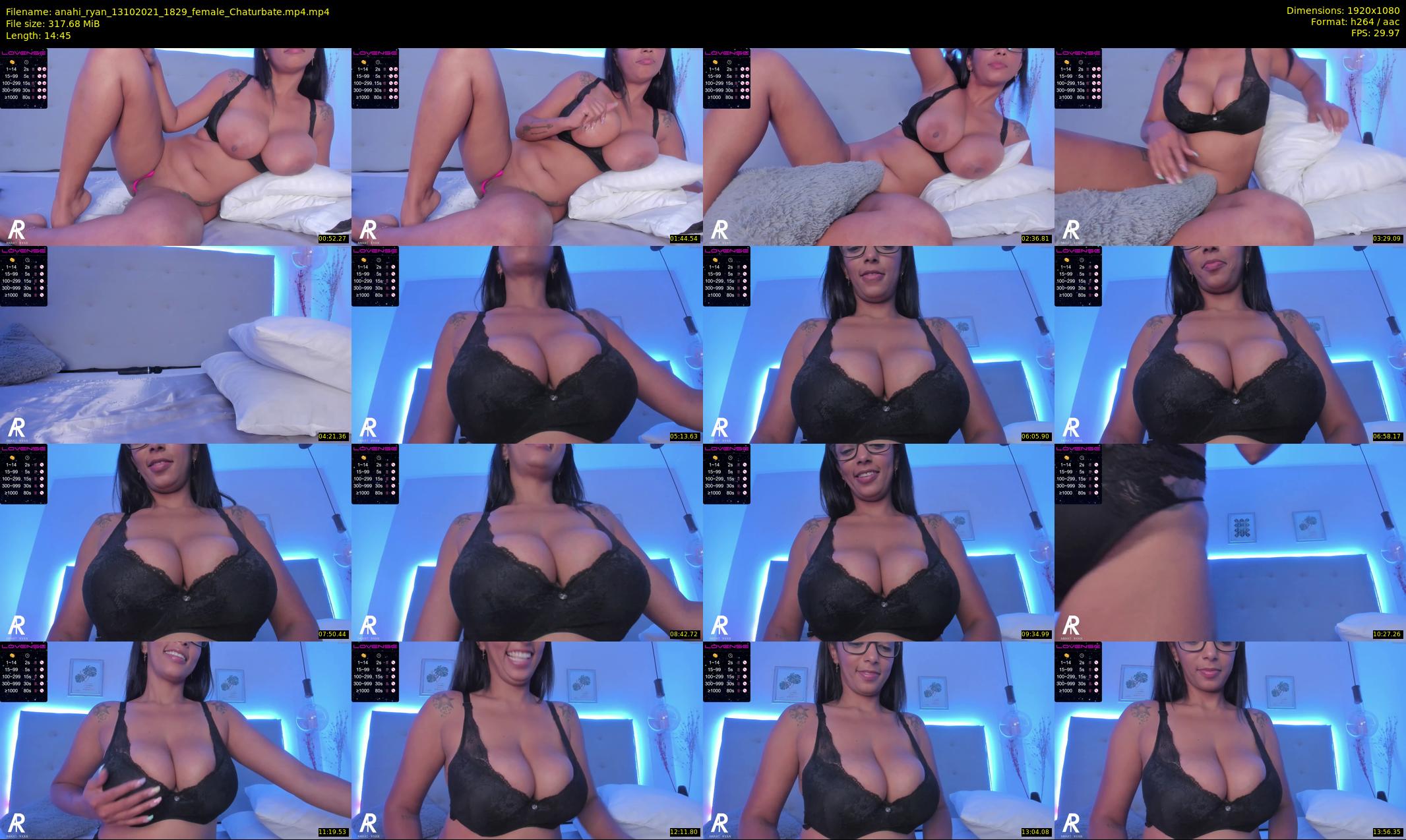 anahi_ryan — 15 minute Chaturbate female cam show recording, 1080p, Oct 13, 2021