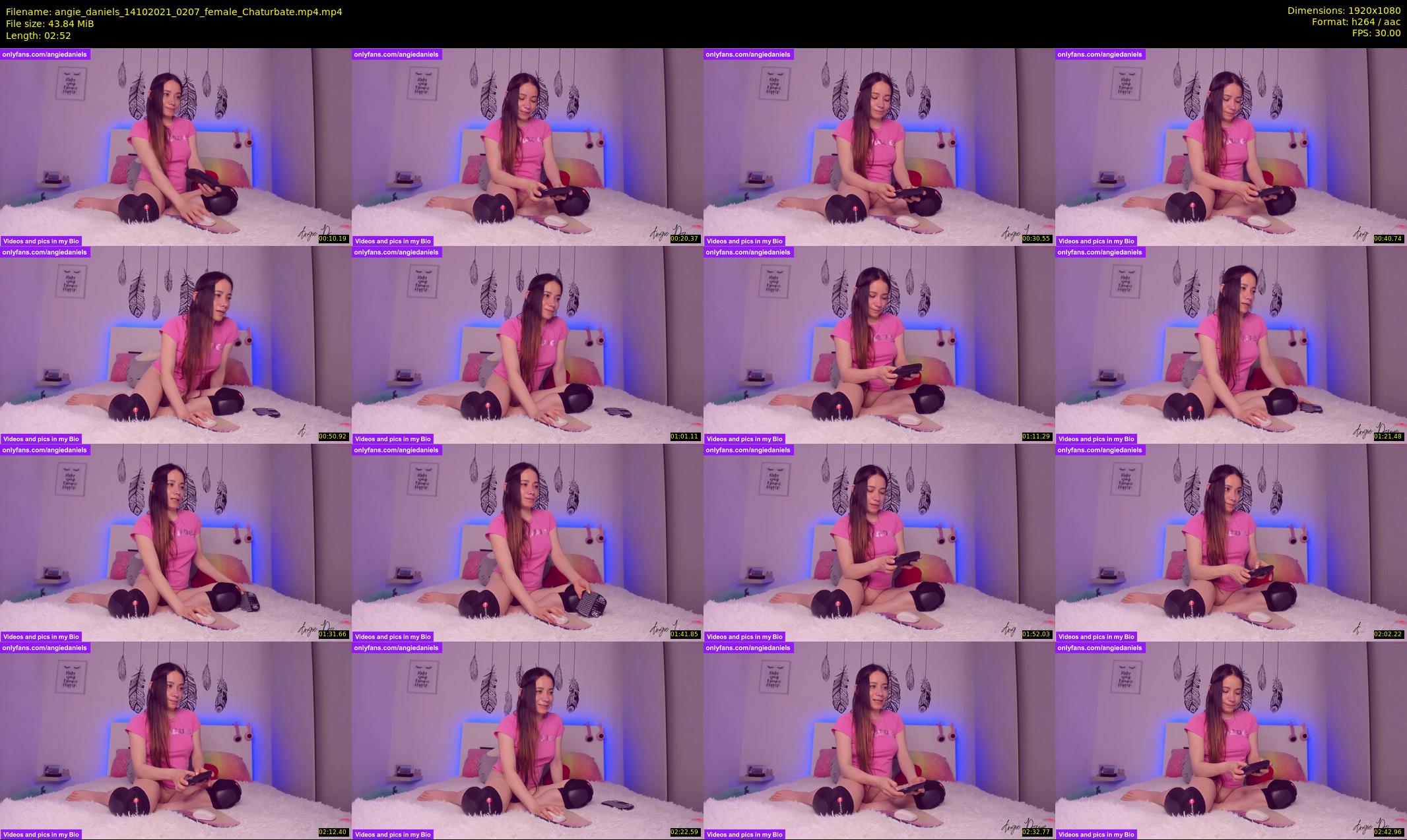 angie_daniels — 3 minute Chaturbate female cam show recording, 1080p, Oct 14, 2021